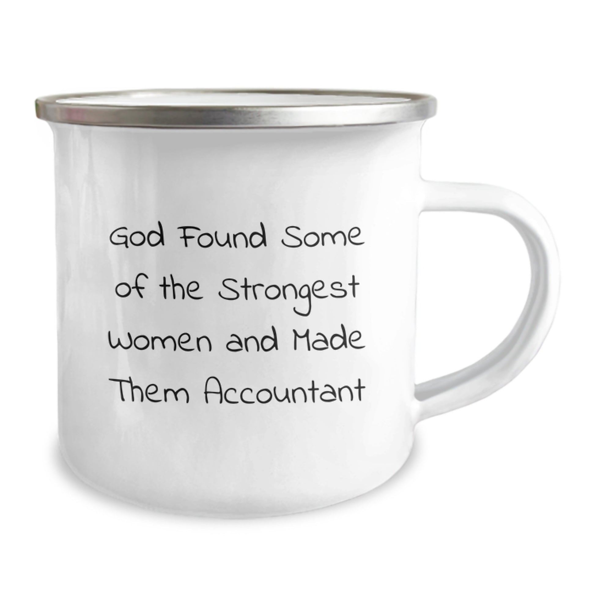 Accountant Camping Mug, Funny Gift for Accountant Friend, Valentine's Unique Gifts from Men to Accountants, 12 oz Stainless Steel Mug - Image 2