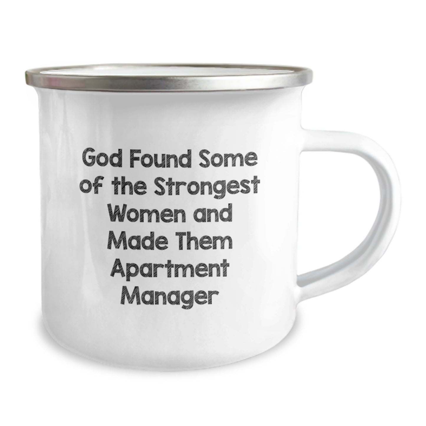 Funny Apartment Manager Gifts from Friends, Apartment Manager Camping Mug for Women, Graduation Unique Gifts for Her - Image 2
