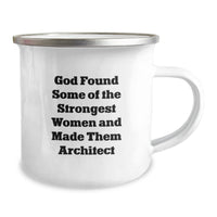 Load image into Gallery viewer, Gifts from Men to Women - Funny Architect Quote Camping Mug, Unique Valentine's Gifts for Architect Friends and Family - Image 2
