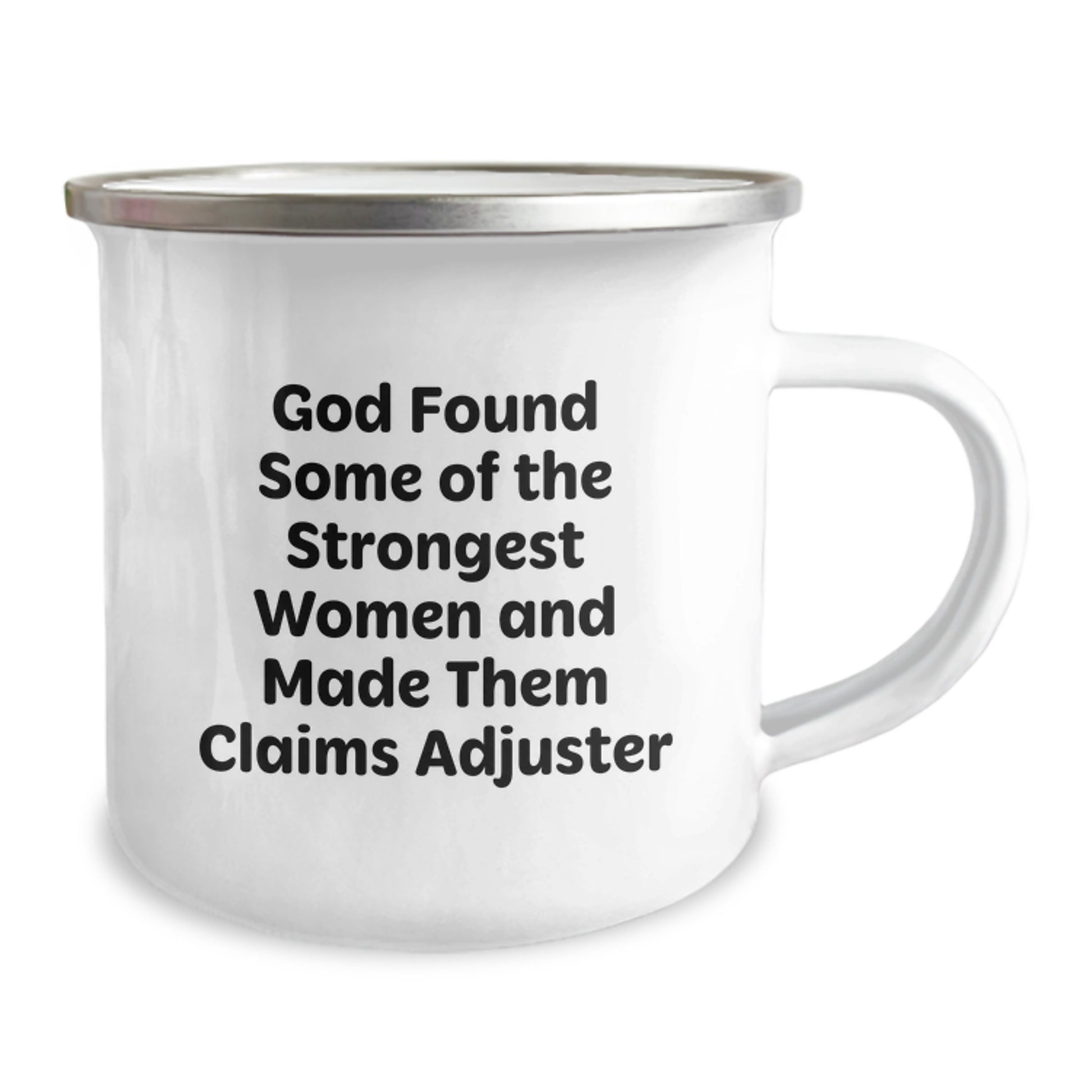 Funny Claims Adjuster Valentine's Gifts from Women, Gifts for Claims Adjuster, Camping Mug for Strong Women - Image 2
