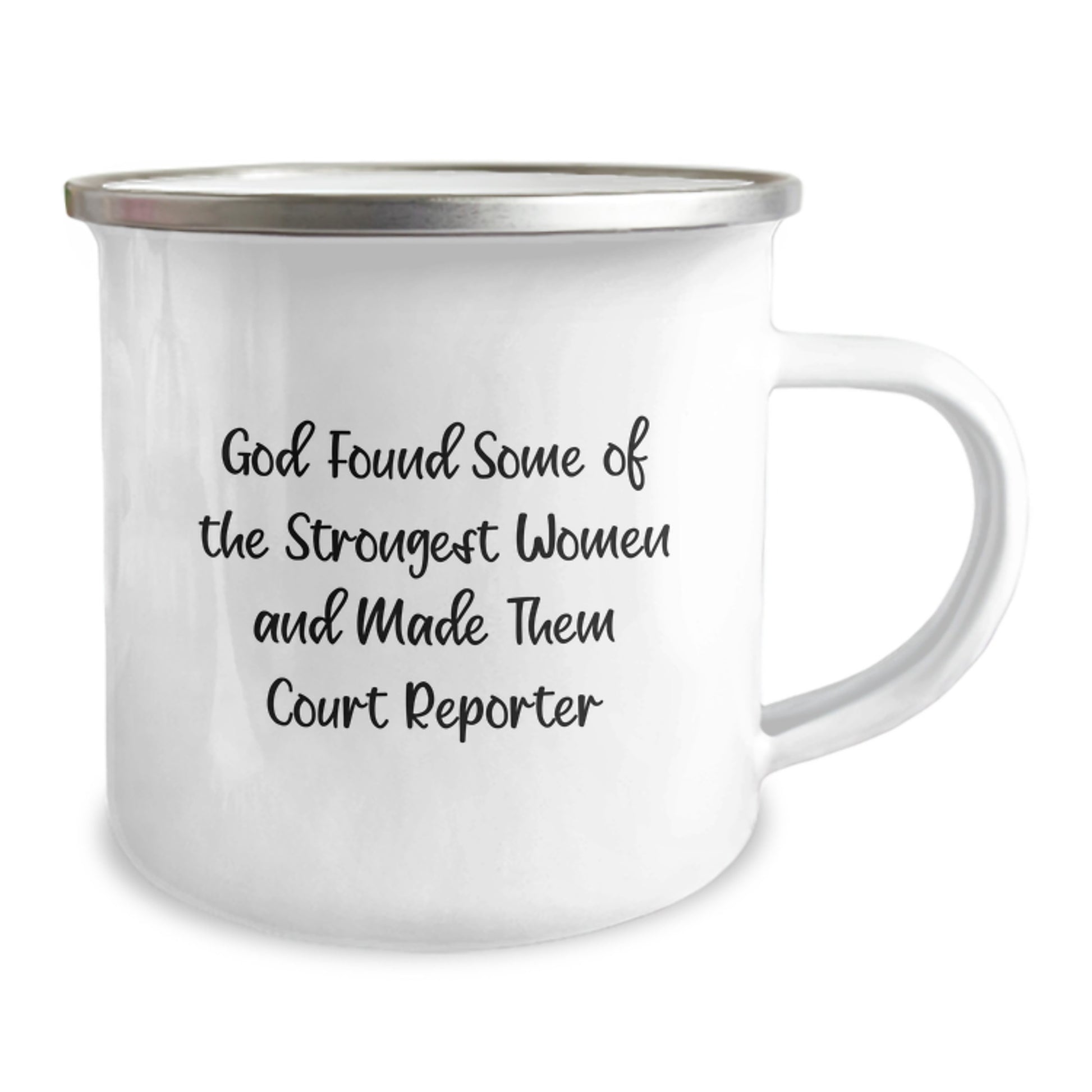 Funny Court Reporter Gifts from Men to Women - 'God Found Some Of The Strongest Women And Made Them Court Reporter' Graduation Unique Gifts for Court Reporter Friends - Image 2