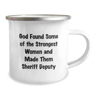 Load image into Gallery viewer, Funny Sheriff Deputy Gifts, Camping Mug, Christmas Unique Gifts from Men, Women to Sheriff Deputy, Friends, and Family - Image 2
