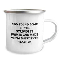 Load image into Gallery viewer, Funny Substitute Teacher Gifts, Christmas Unique Mugs for Women from Men, Funny Coffee Mug for Substitute Teacher Coworkers - Image 2
