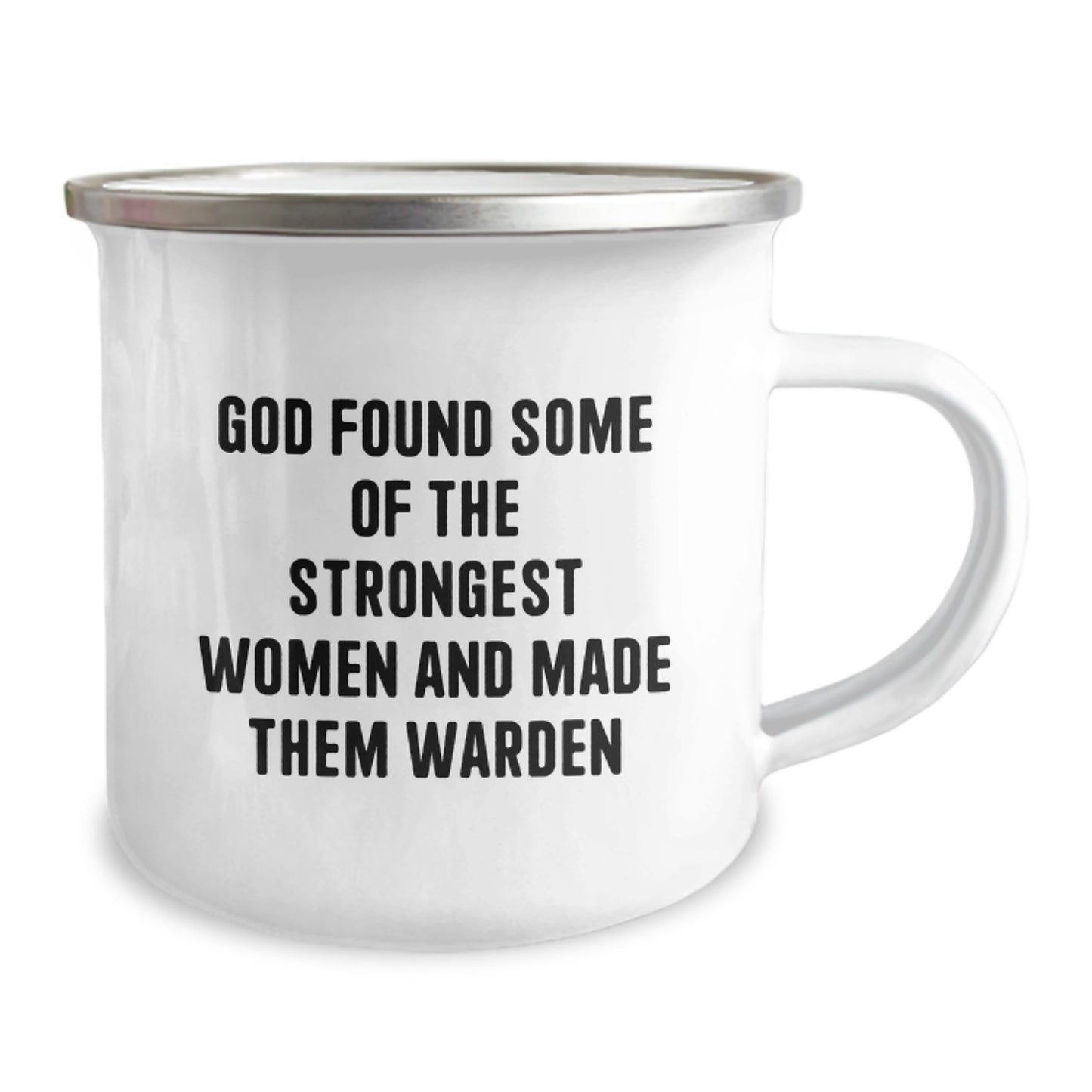 Warden Camping Mug Keepsake Birthday Gift for Him Stainless Steel 12oz - Image 2