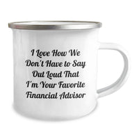 Load image into Gallery viewer, Funny Financial Advisor Gifts for Men - Valentine's Unique Camping Mugs for Financial Advisor Friends from Family - Image 2

