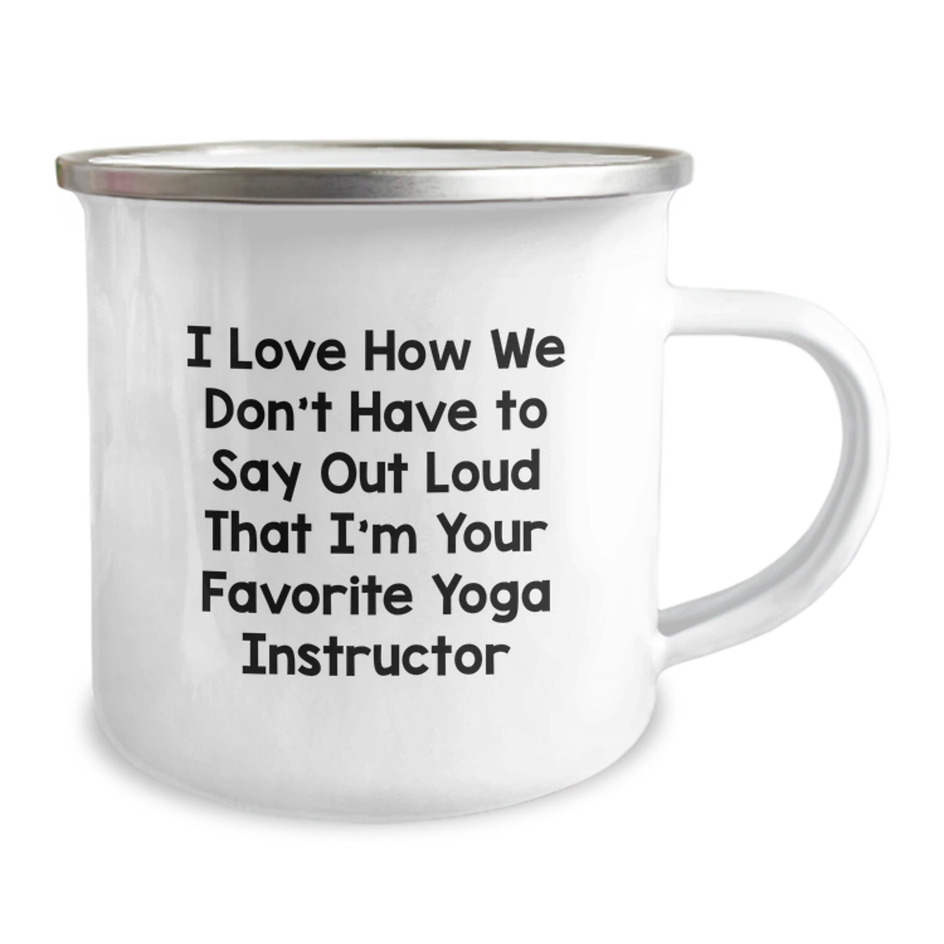 Funny Yoga Instructor Gifts for Men - 'Favorite' Camping Mug, Ideal Gifts from Family, Friends or Coworkers, Unique Graduation Gifts for Yoga Lovers - Image 2