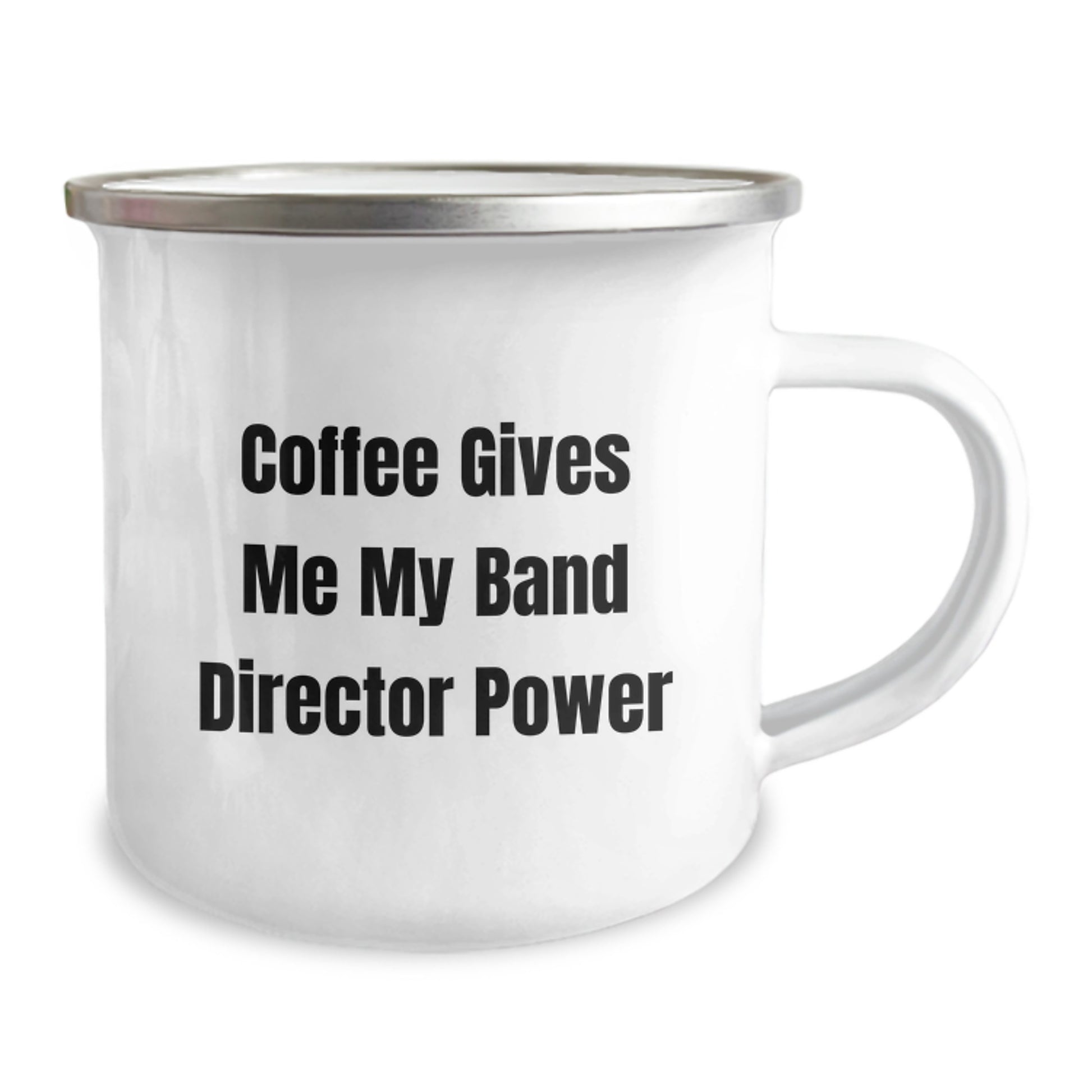 Funny Band Director Gifts from Men for Valentine's Unique Camping Mugs - Coffee Gives Me My Band Director Power - Image 2