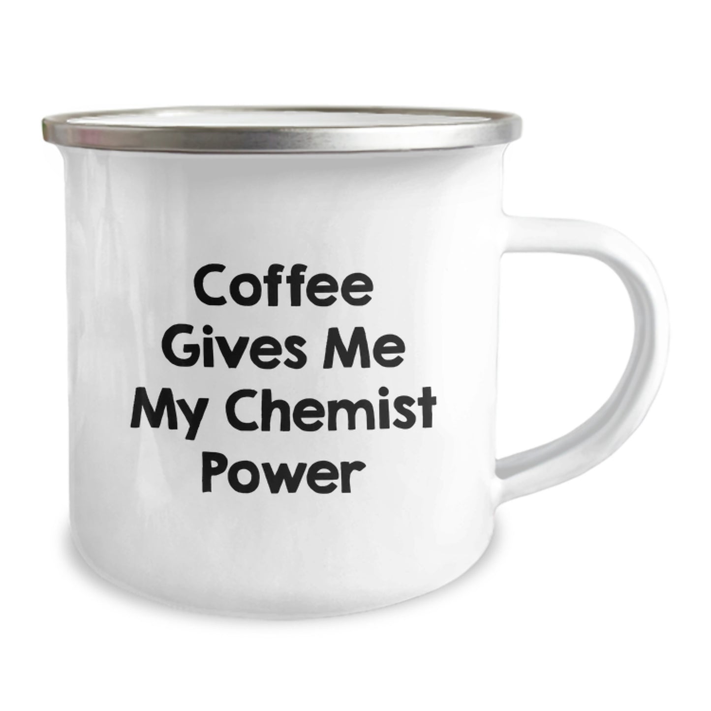 Funny Chemist Camping Mug Gifts from Men to Women Friends Coworkers and Family - Coffee Gives Me My Chemist Power Christmas Unique Gifts - Image 2