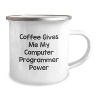Load image into Gallery viewer, Funny Computer Programmer Gifts from Friends to Computer Programmer Men - Christmas Unique Coffee Mug for Camping - Image 2
