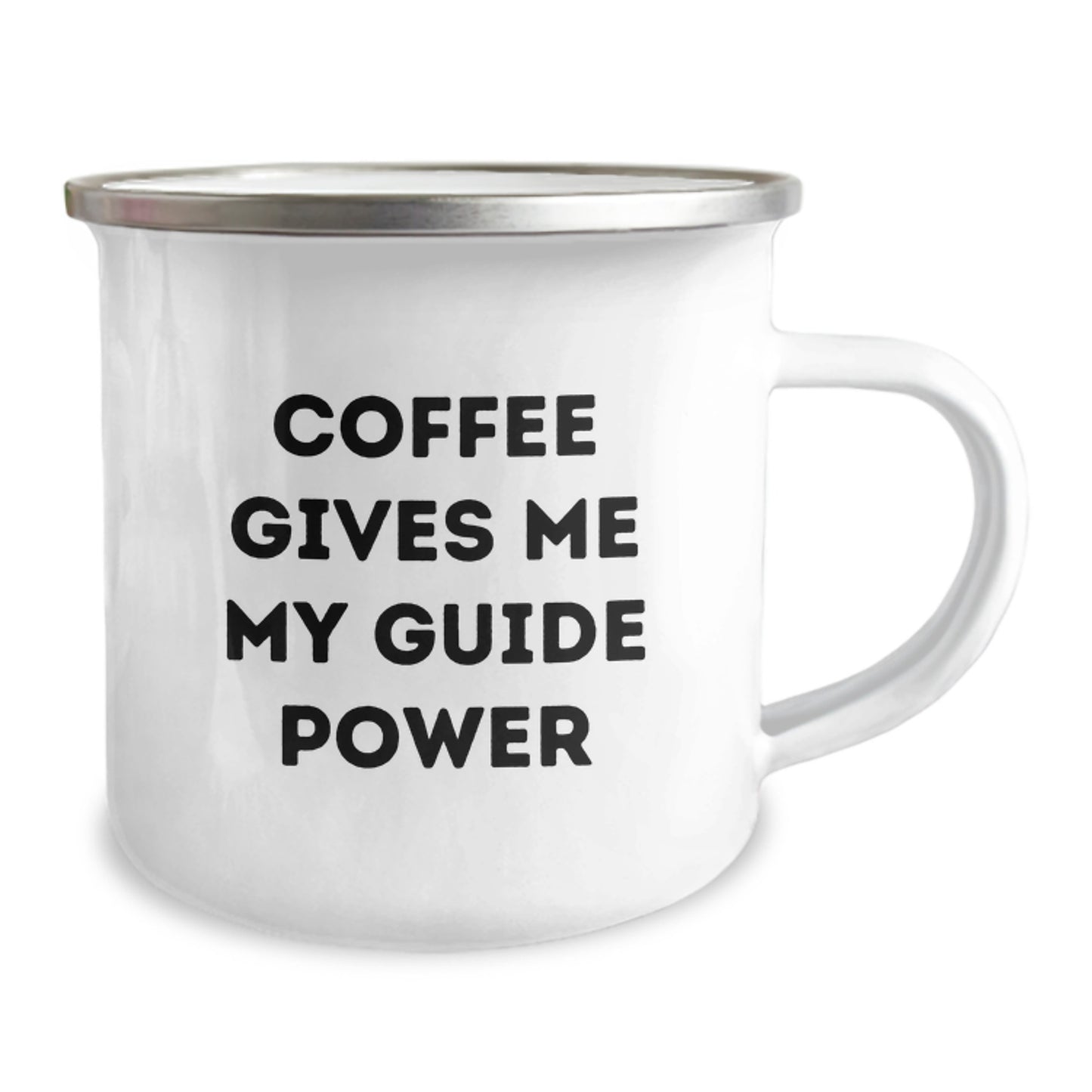 Funny Guide Gifts for Graduation - Coffee Gives Me My Guide Power Camping Mug, Gifts from Friends, for Guide Enthusiasts, Camping, and Hiking - Image 2