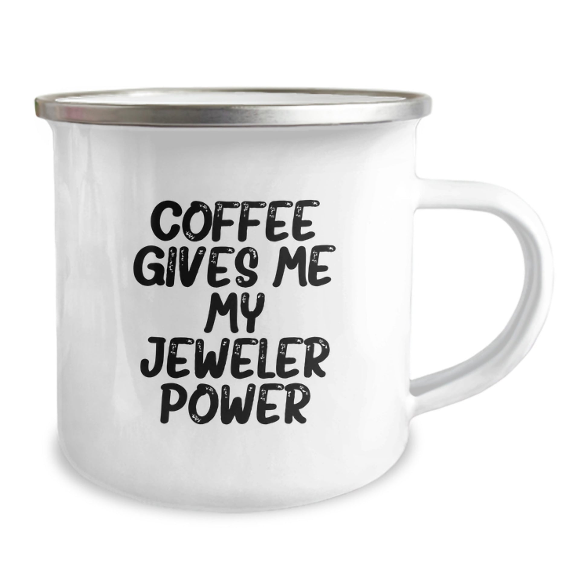 Funny Jeweler Gifts from Friends and Family, Coffee Gives Me My Jeweler Power, Birthday Unique Gifts for Him or Her, Camping Mug for Jeweler Enthusiasts - Image 2