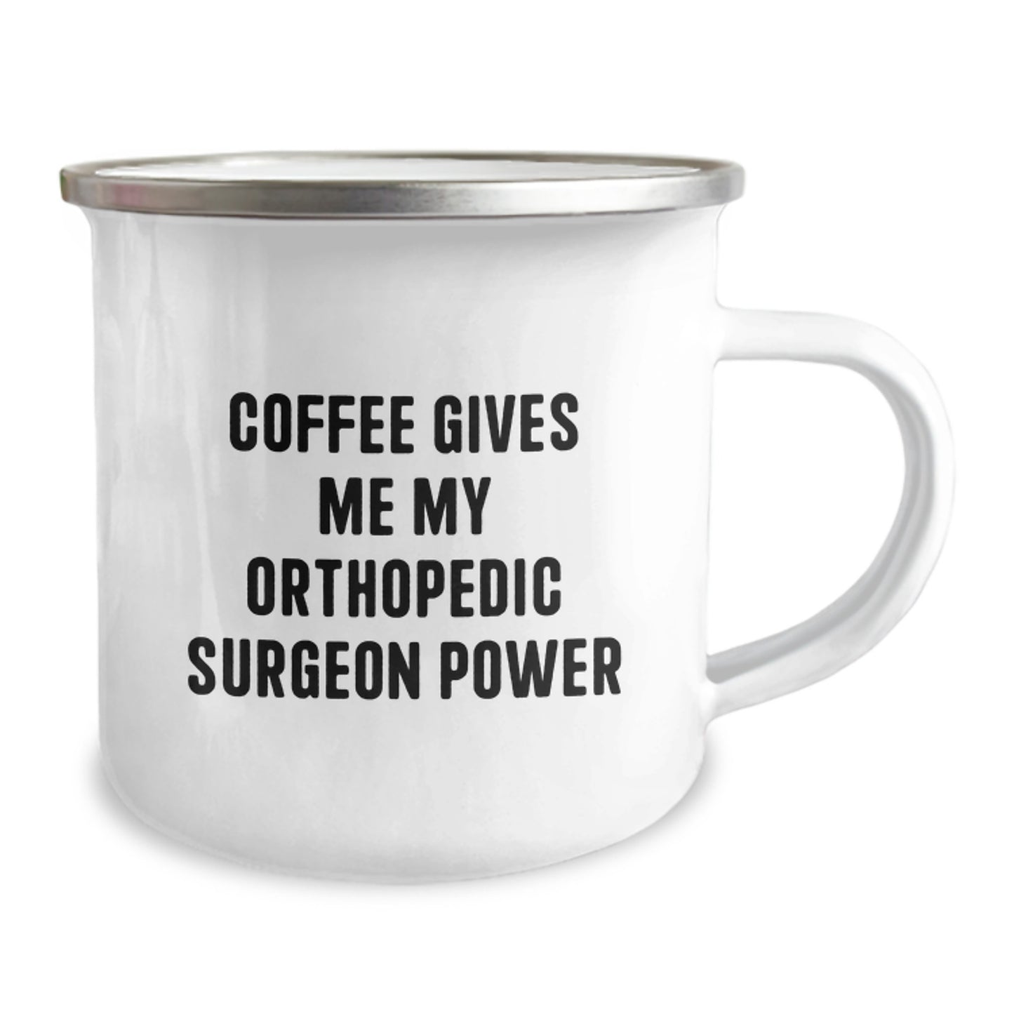 Orthopedic Surgeon Coffee Lover Gifts, Funny Camping Mug for Valentine's Unique Presents from Men to Orthopedic Surgeon Friends - Image 2