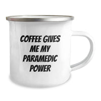 Load image into Gallery viewer, Funny Rescue Worker Gifts from Friends for Rescue Worker Birthday, Camping Mug Coffee Lovers, &#39;Coffee Gives Me My Rescue Worker Power&#39; - Image 2
