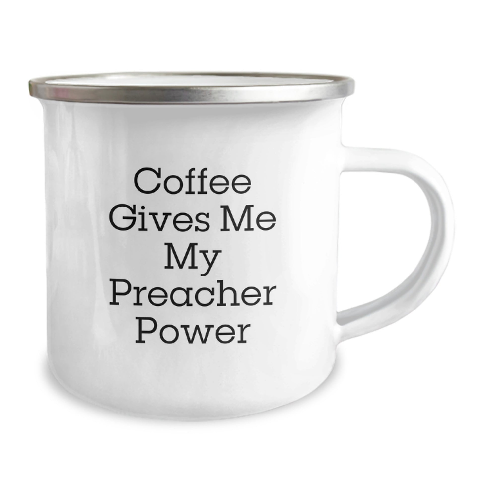 Funny Preacher Gifts from Friends for Preacher, Coffee Lover's Camping Mug, Graduation Unique Gifts, Preacher Power Mug - Image 2