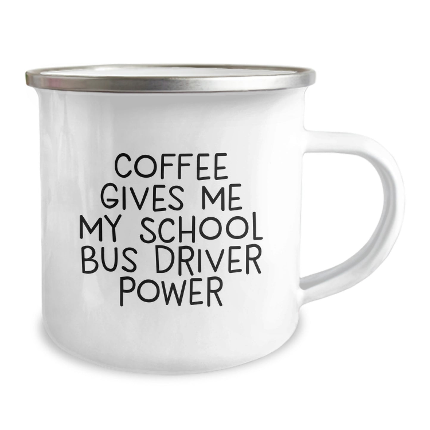 Funny School Bus Driver Gifts from Friends - Coffee Gives Me My School Bus Driver Power - Christmas Unique Gifts for School Bus Driver - Image 2