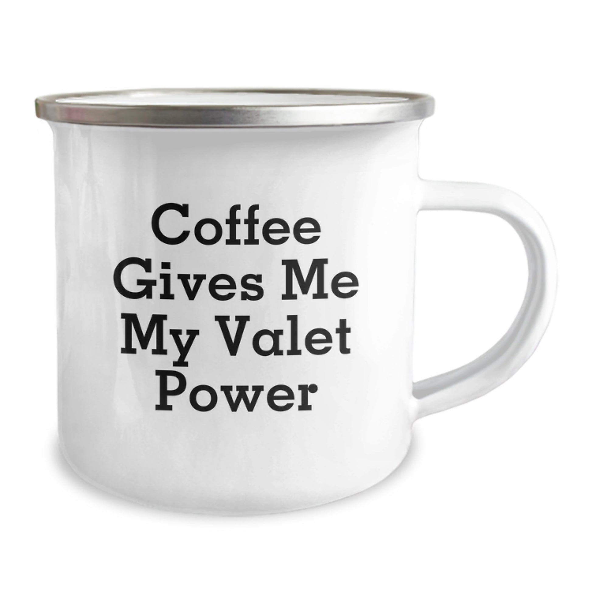 Funny Valet Gifts from Family, Valet Power in Every Sip - Camping Mug for Graduation Unique Gifts - Image 2