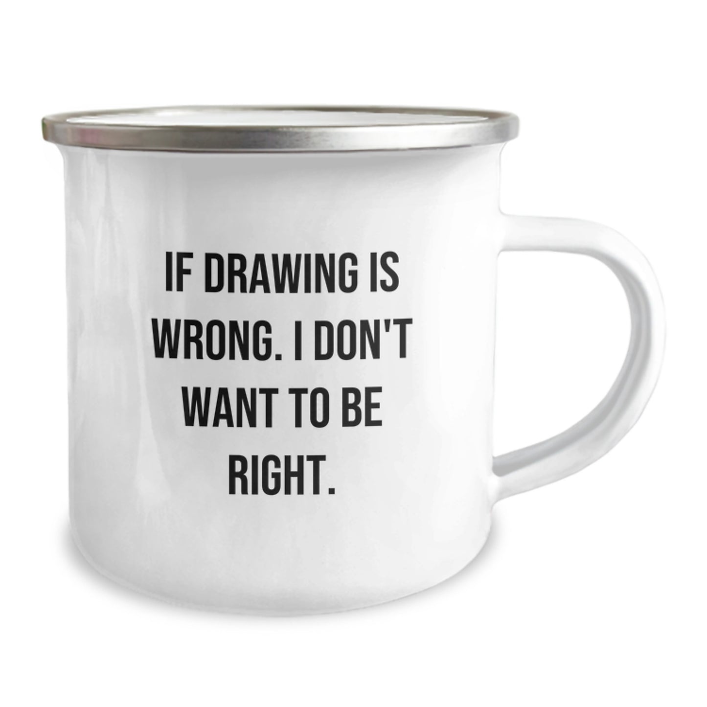 If Drawing is Wrong, I Don't Want to Be Right Funny Drawing Gifts for Graduation Unique Gifts from Friends Family Members - Image 2