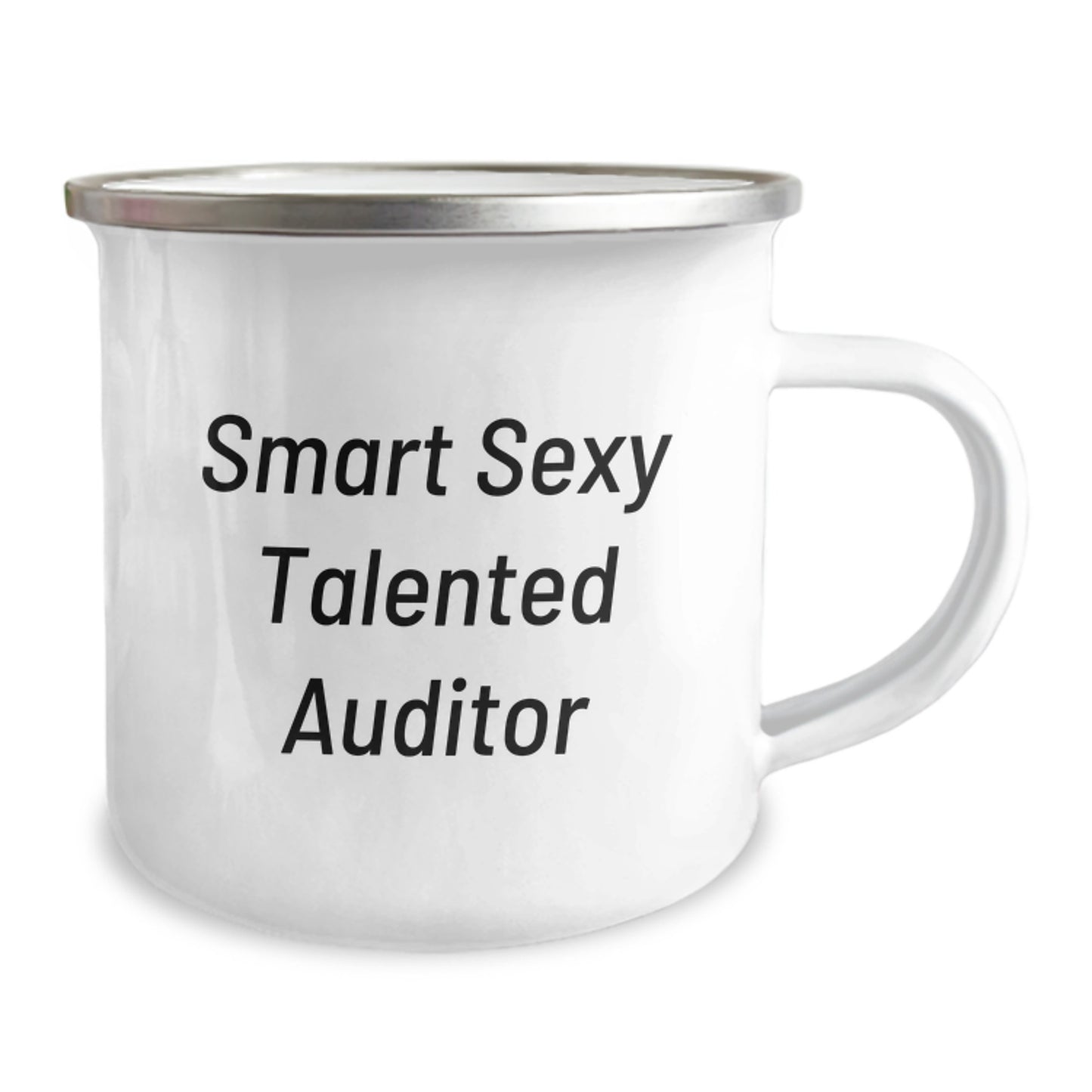 Funny Auditor Gifts for Men, Valentine's Unique Funny Mugs for Smart Sexy Talented Auditors, Camping Mug with 'Smart Sexy Talented Auditor' Quote - Image 2