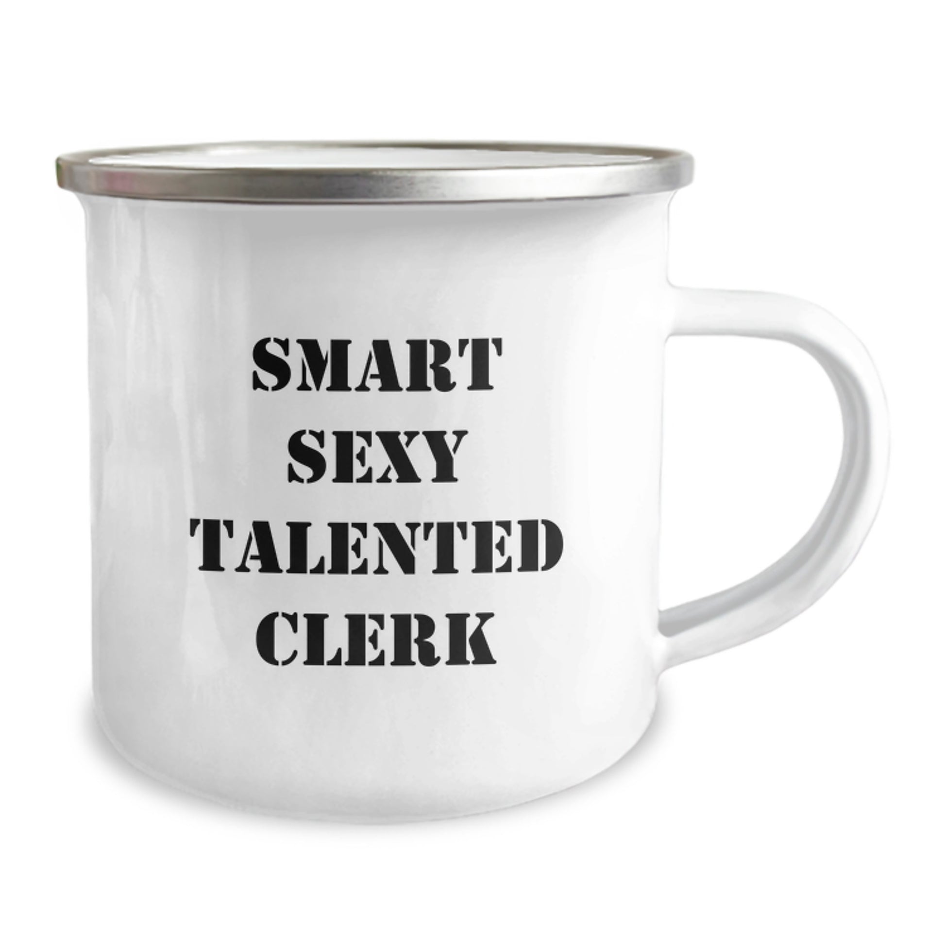 Funny Gifts from Men to Smart Sexy Talented Clerks - Christmas Unique Gifts for Clerks - Camping Mug - Image 2