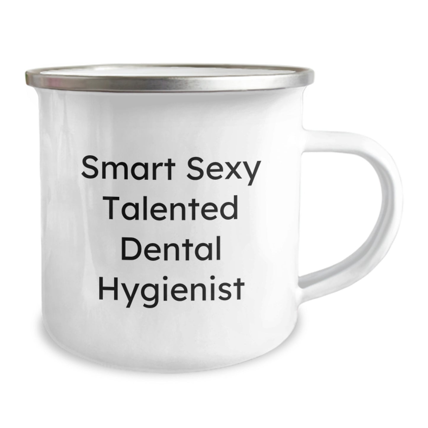 Funny Dental Hygienist Gifts from Friends for Graduation Unique Camping Mug - Smart Sexy Talented - Image 2