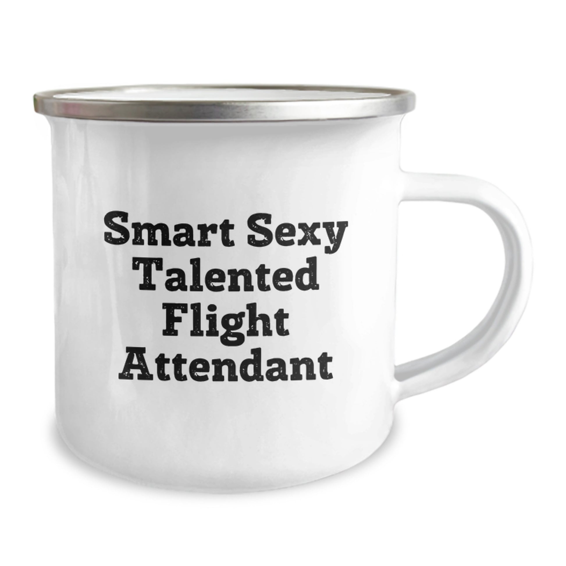 Gifts from Men for Smart Flight Attendants, Funny Camping Mug for Valentine's - Image 2
