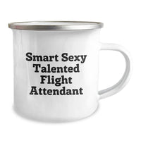 Load image into Gallery viewer, Gifts from Men for Smart Flight Attendants, Funny Camping Mug for Valentine's - Image 2
