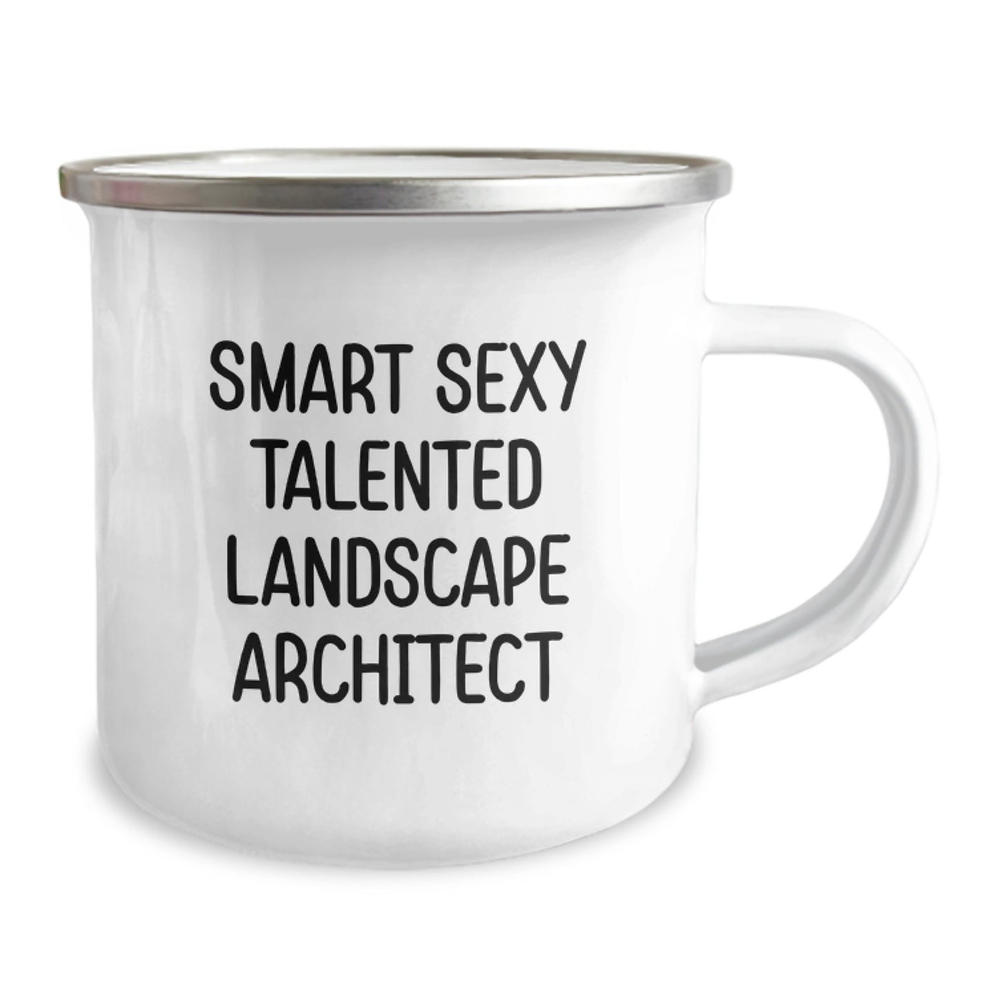 Smart Sexy Talented Landscape Architect Gifts from Family to Landscape Architect Men for Graduation Unique Gifts with Funny Quote Camping Mug - Image 2