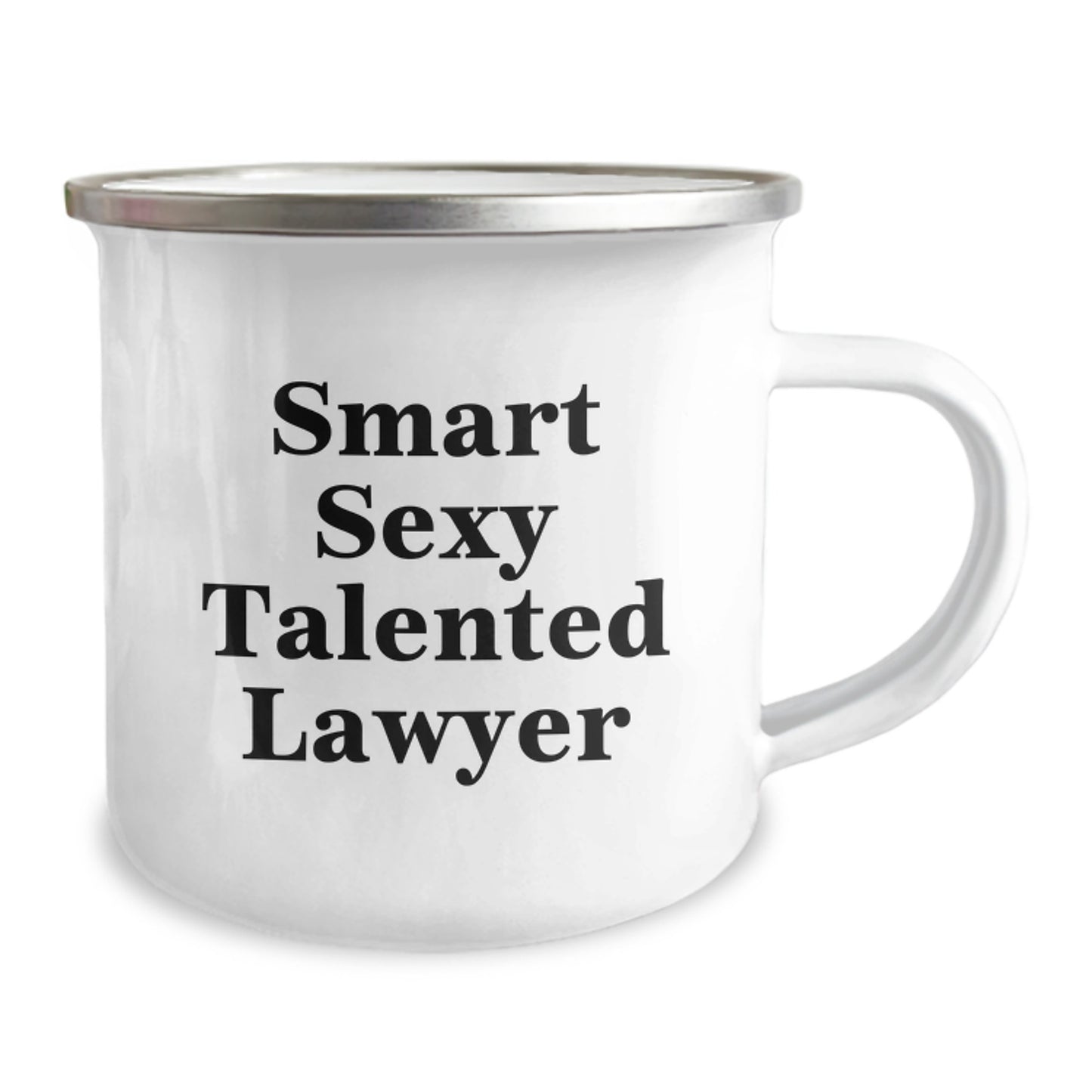 Smart Sexy Talented Lawyer Graduation Unique Gifts for Lawyer Friends and Family - Funny Lawyer Camping Mug - Image 2