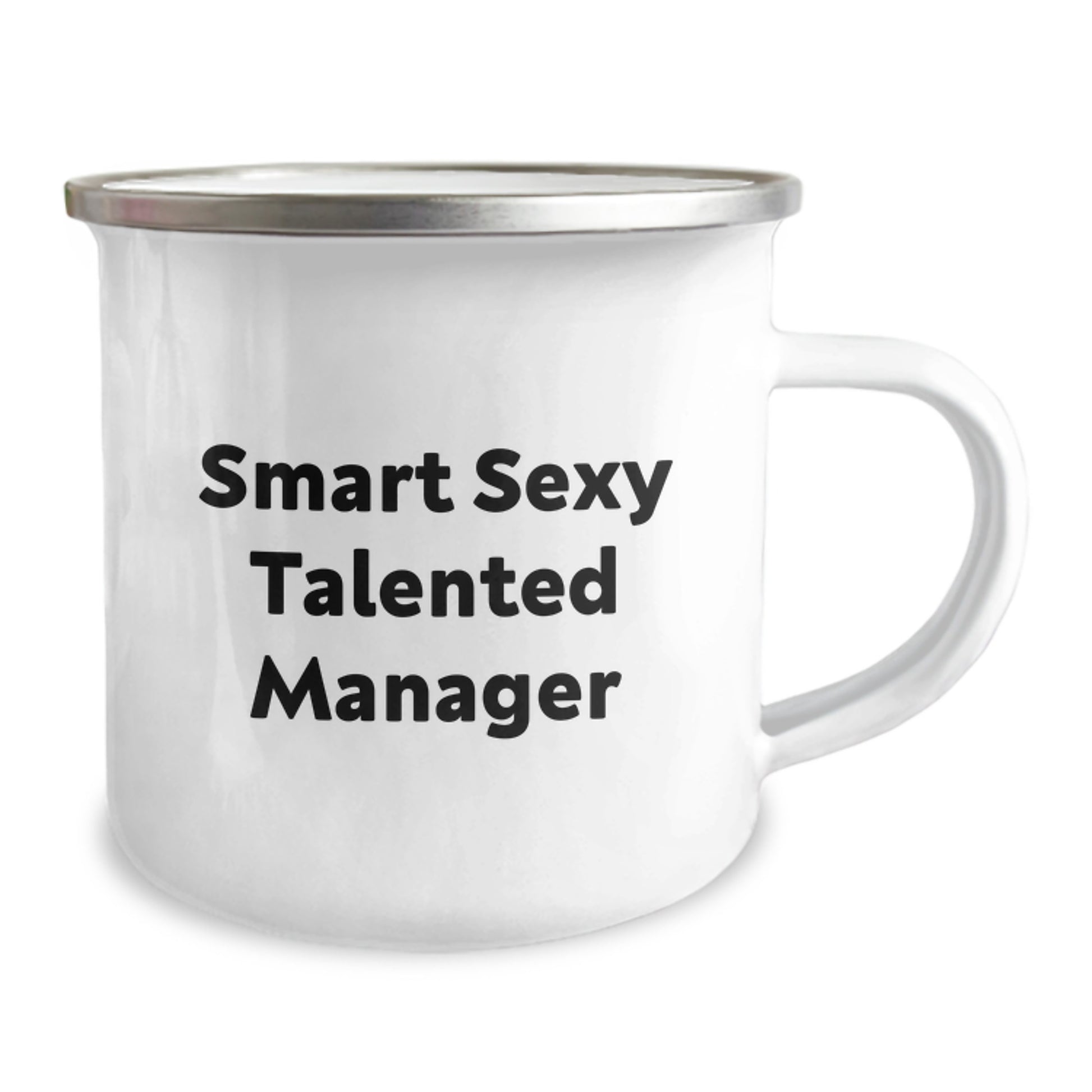 Funny Manager Gifts for Men, Graduation Unique Gifts from Friends to Smart Sexy Talented Manager, Stainless Steel Camping Mug - 12 oz - Image 2