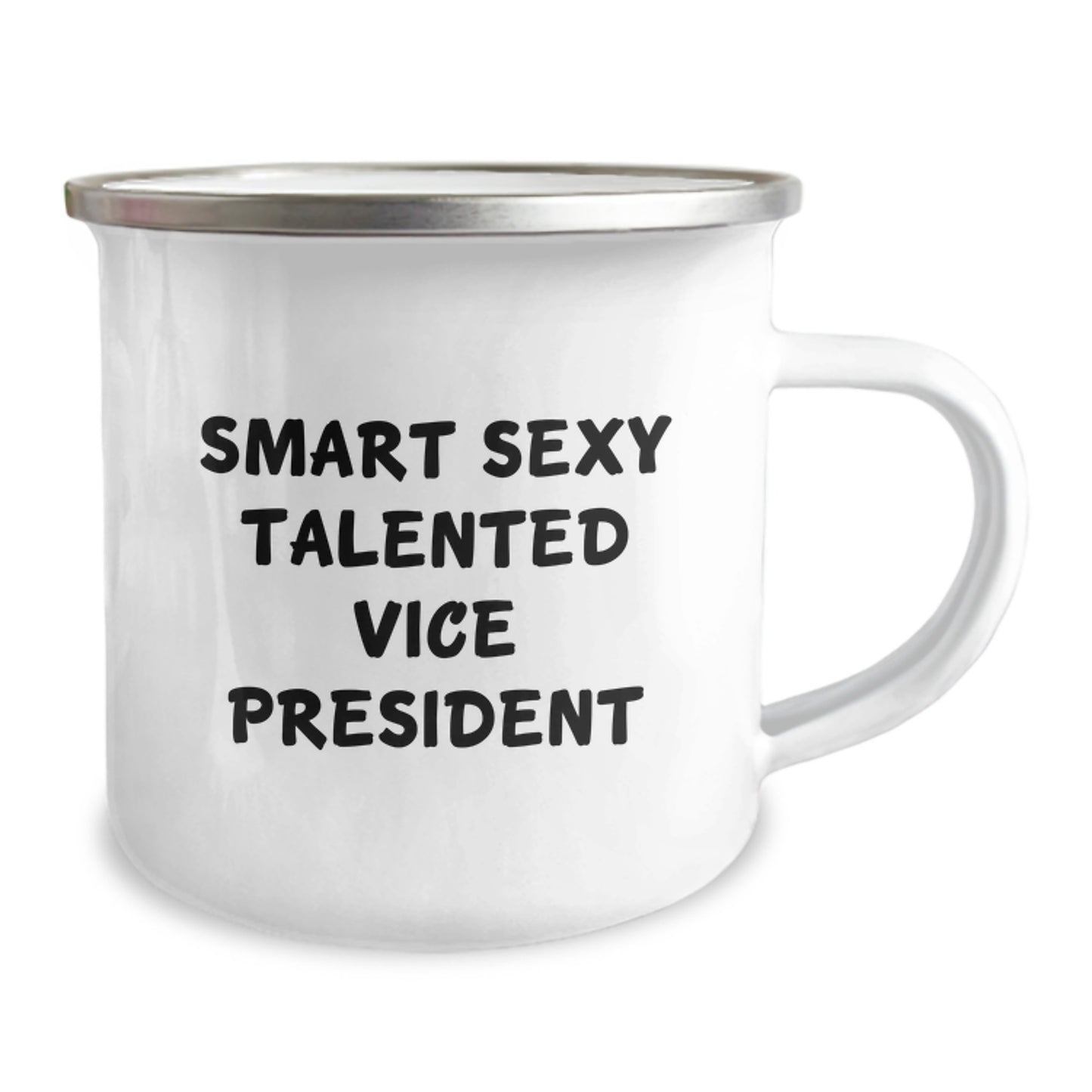 Gifts for Vice President - Fun 'Smart Sexy Talented Vice President' Camping Mug, Perfect Graduation Unique Gifts from Friends for Men, Women, Coworkers, Family - Image 2