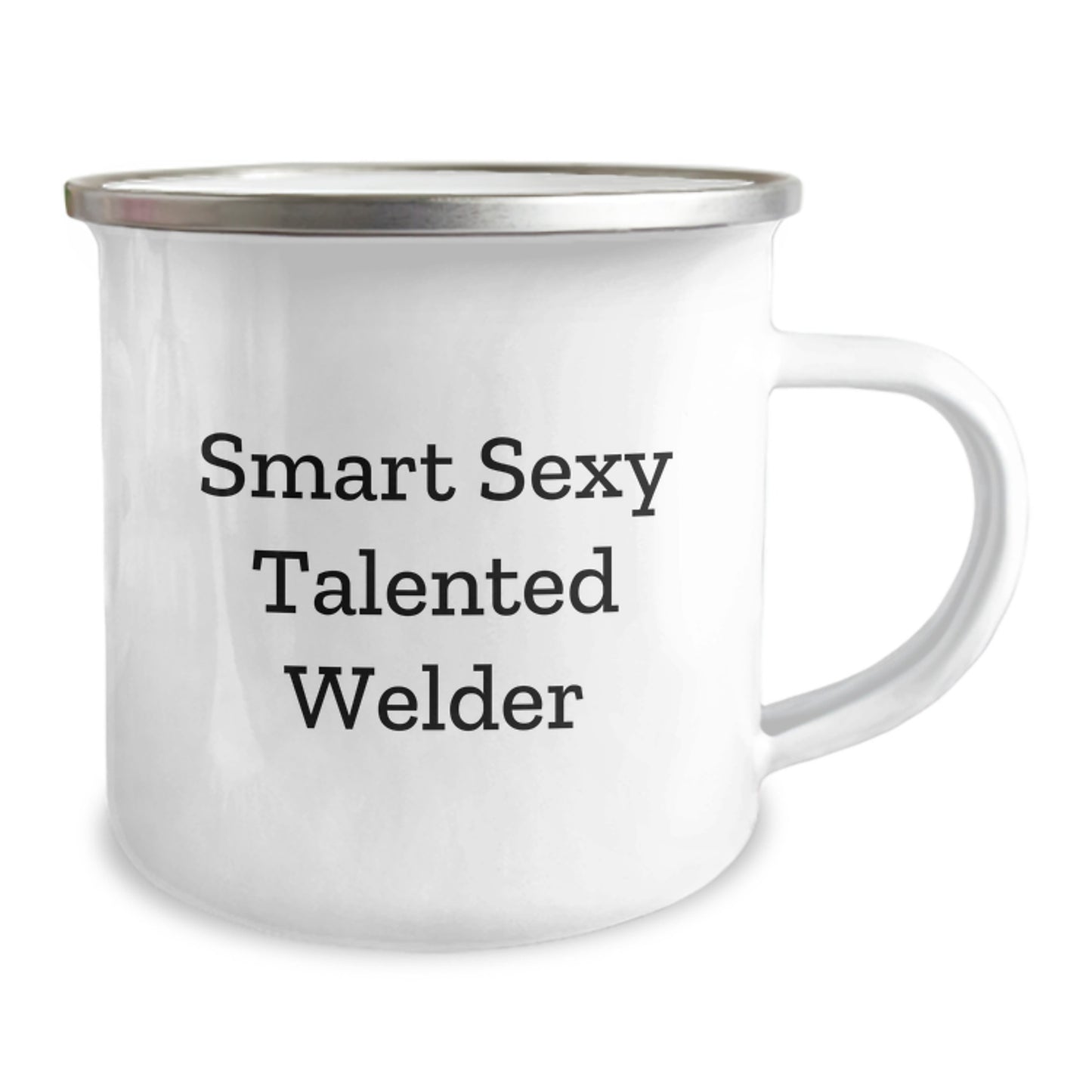 Funny Inspirational Gifts from Friends for a Talented Smart Sexy Welder Graduation Unique Gifts, Camping Mug for Men, Funny Quotes about Welding, Camping Mug for Welder - Image 2