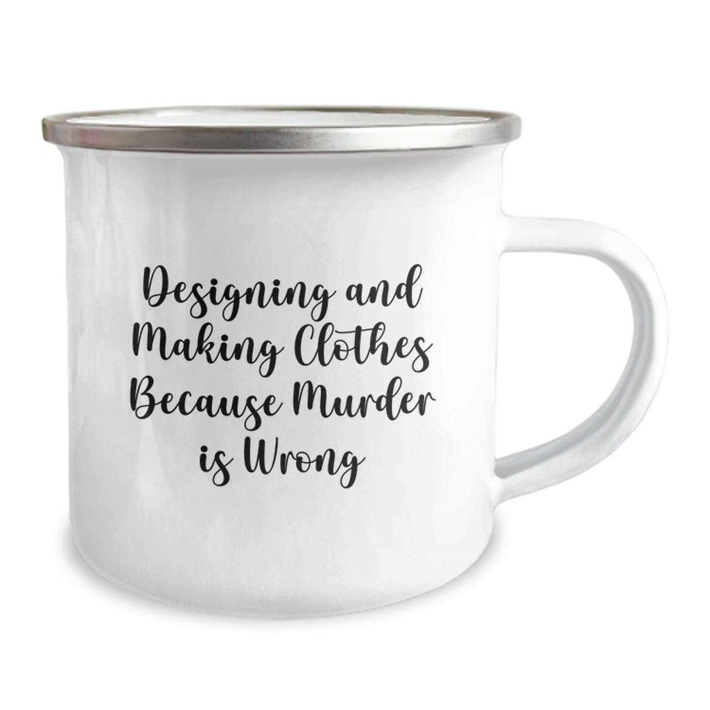 Designing and Making Clothes Gifts for Men and Women, Funny Quote, Camping Mug for Graduation Unique Gifts, Gifts from Family to Designing and Making Clothes Enthusiasts - Image 2