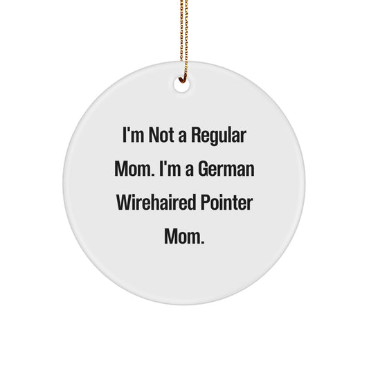 Funny German Wirehaired Pointer Dog Mom Gifts from Mom for German Wirehaired Pointer Dog Lover Home Christmas Decor - Image 1