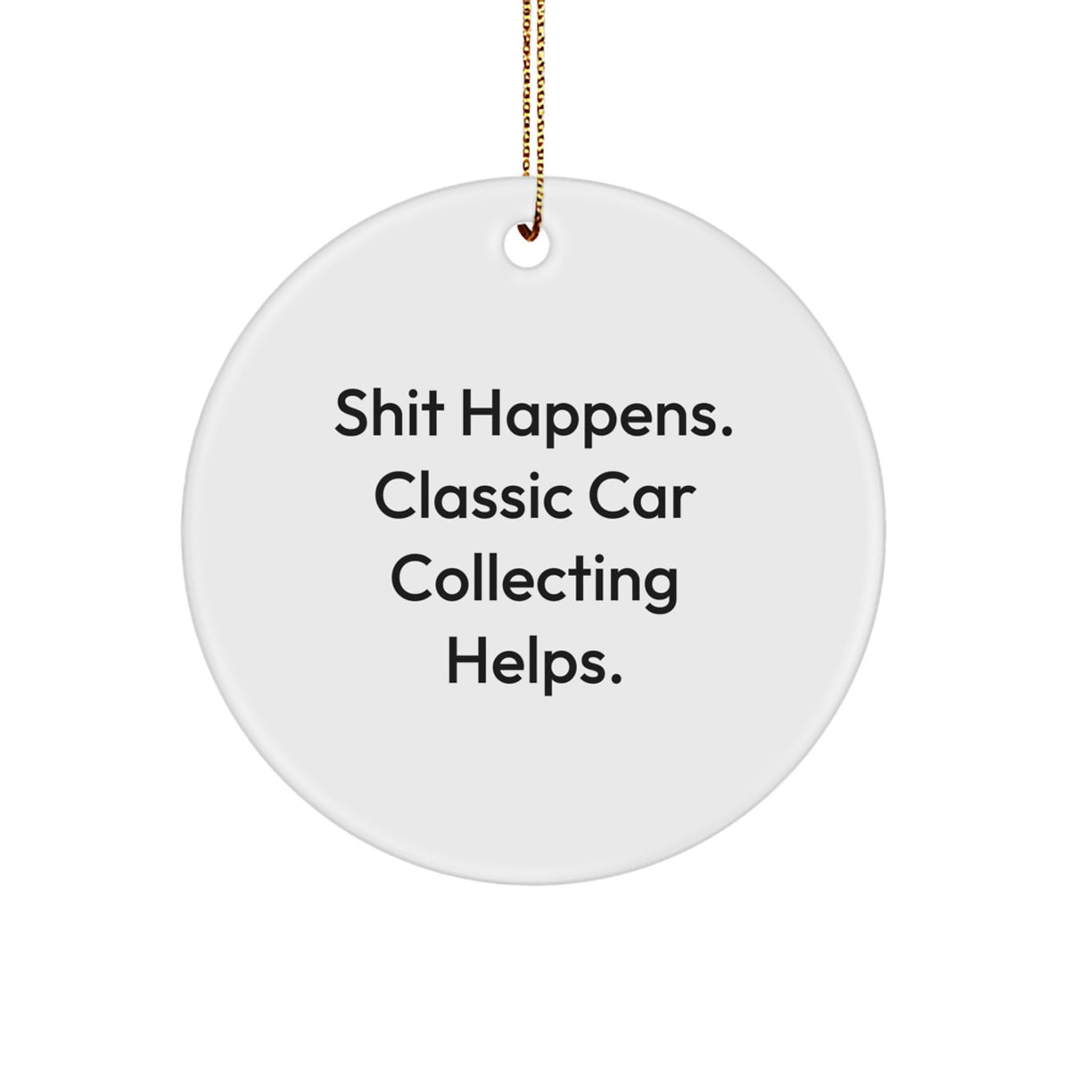 Christmas Unique Gift Surprise Ornament for Teens – Classic Car Collecting - Image 1