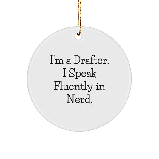 Professional Drafter Keepsake Christmas Ornament for Him Gift Holiday - Image 1