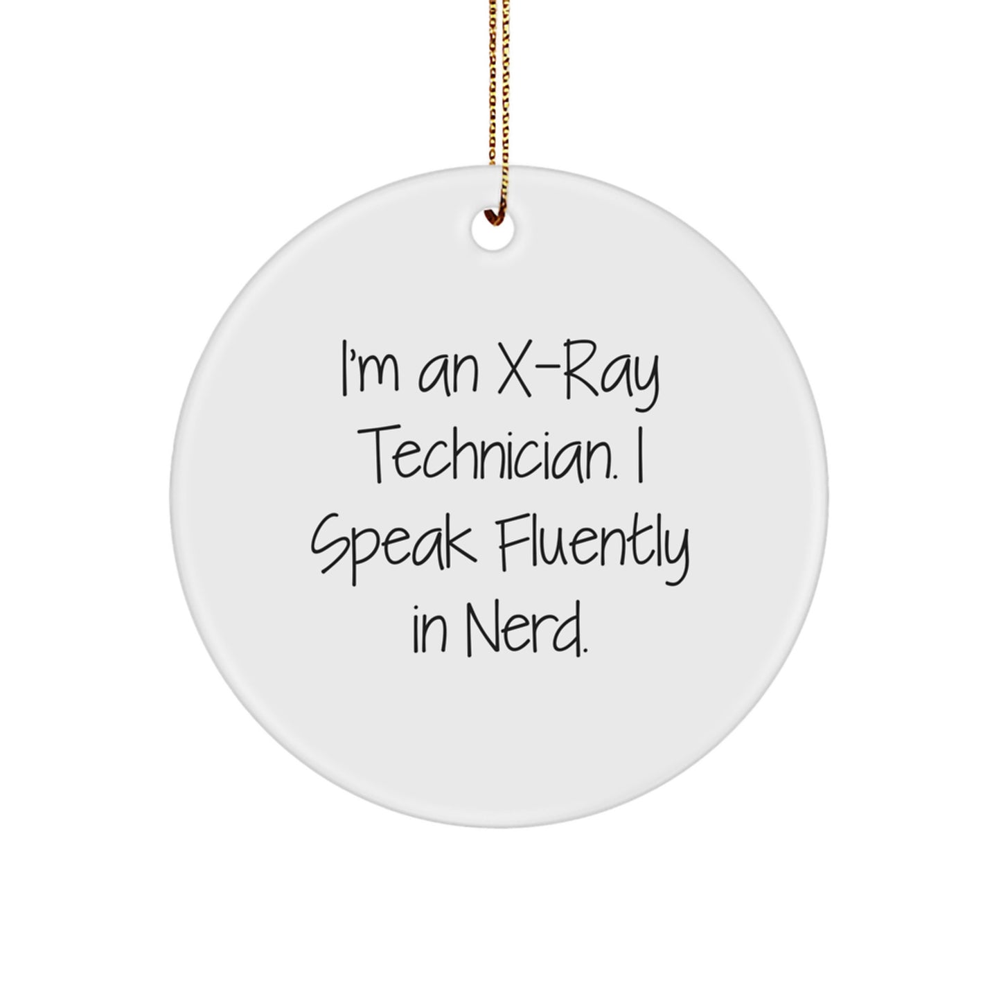 geniusy X-Ray Technician Christmas Ornament Novelty Gift for Friends - Image 1