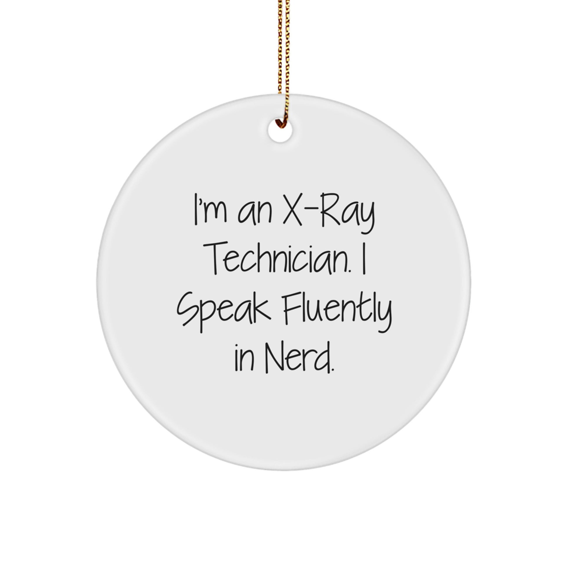 geniusy X-Ray Technician Christmas Ornament Novelty Gift for Friends - Image 1