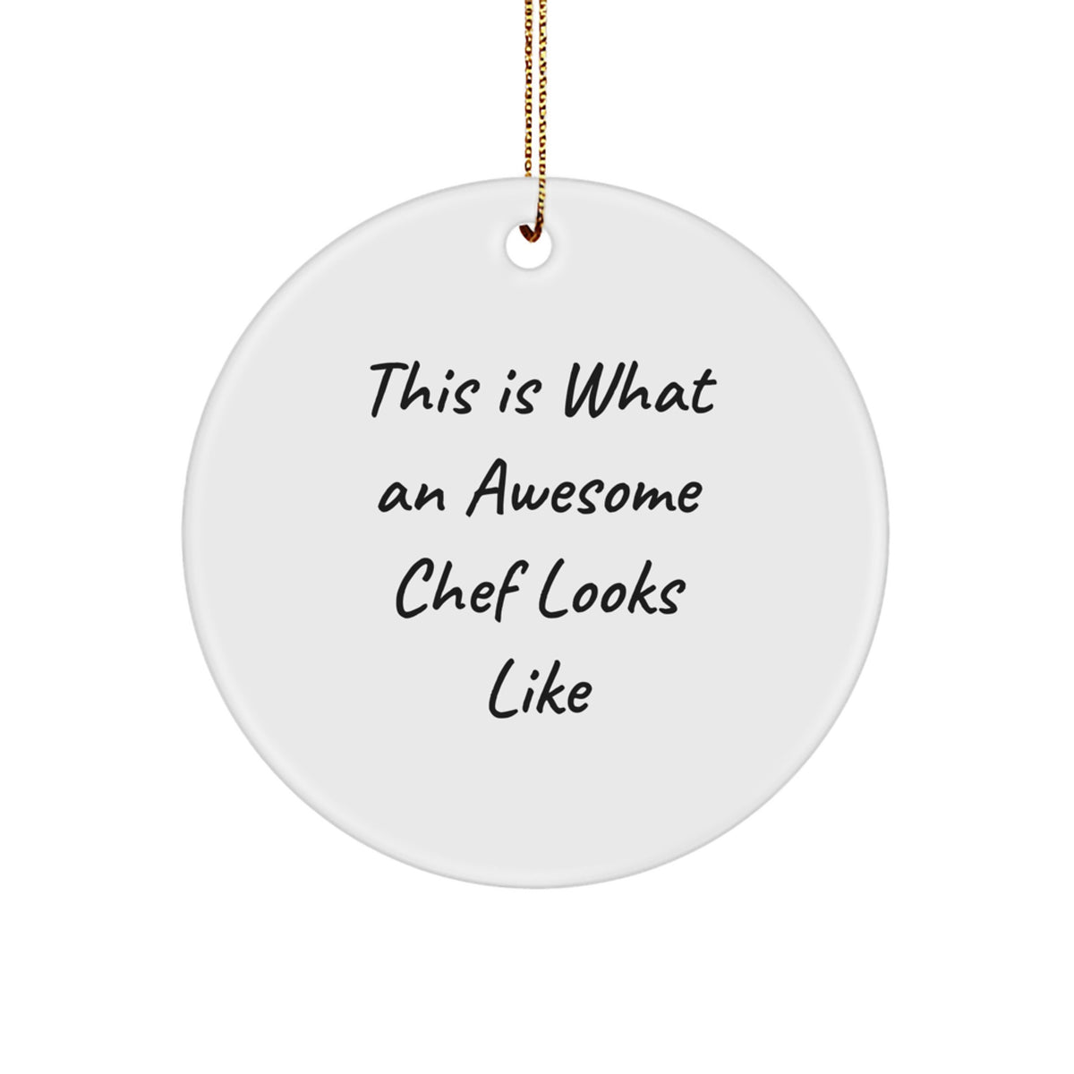 Bright Surprise Chef Christmas Ornament for Family Gift - Image 1
