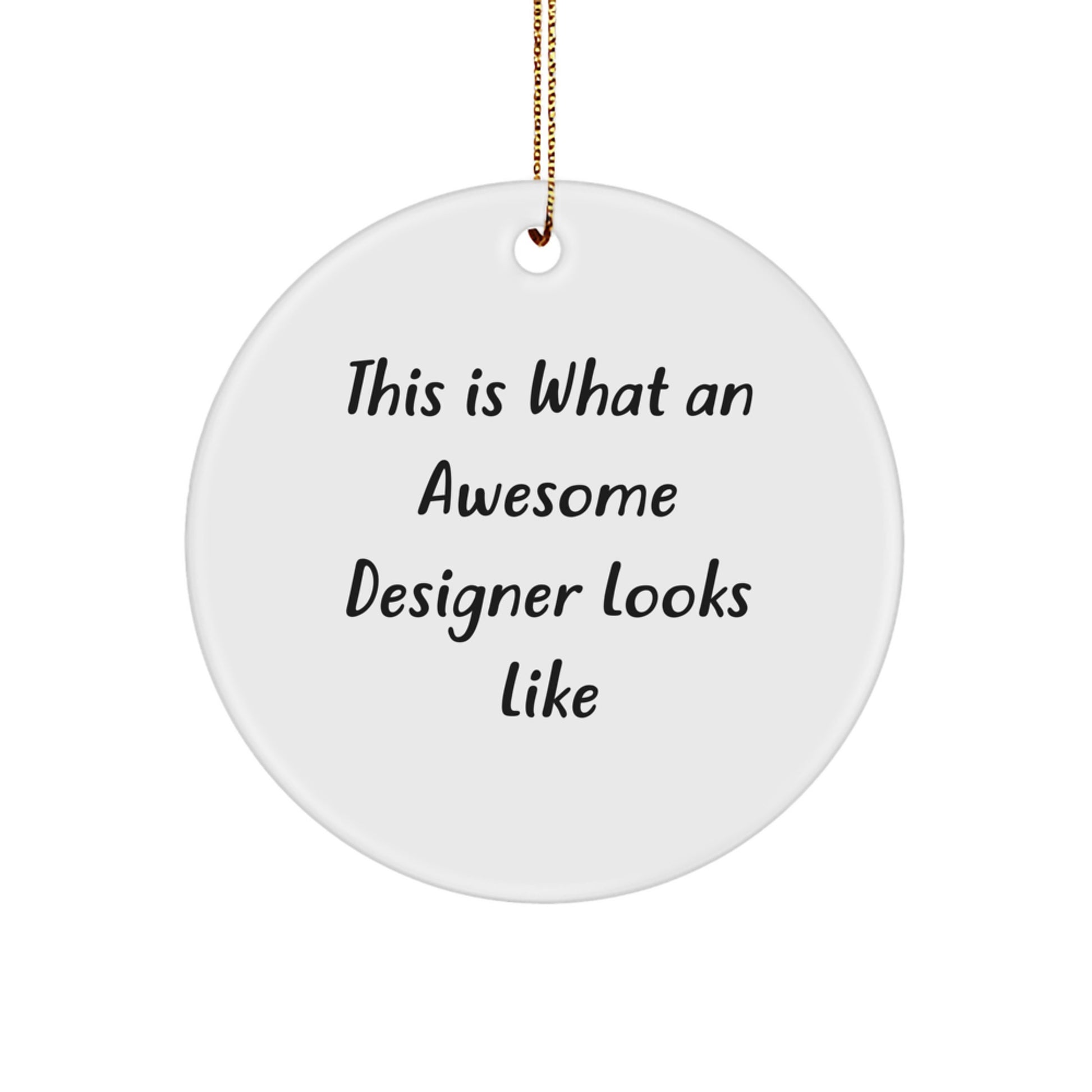 Christmas Gift Designer Ornament for Her Present - Image 1
