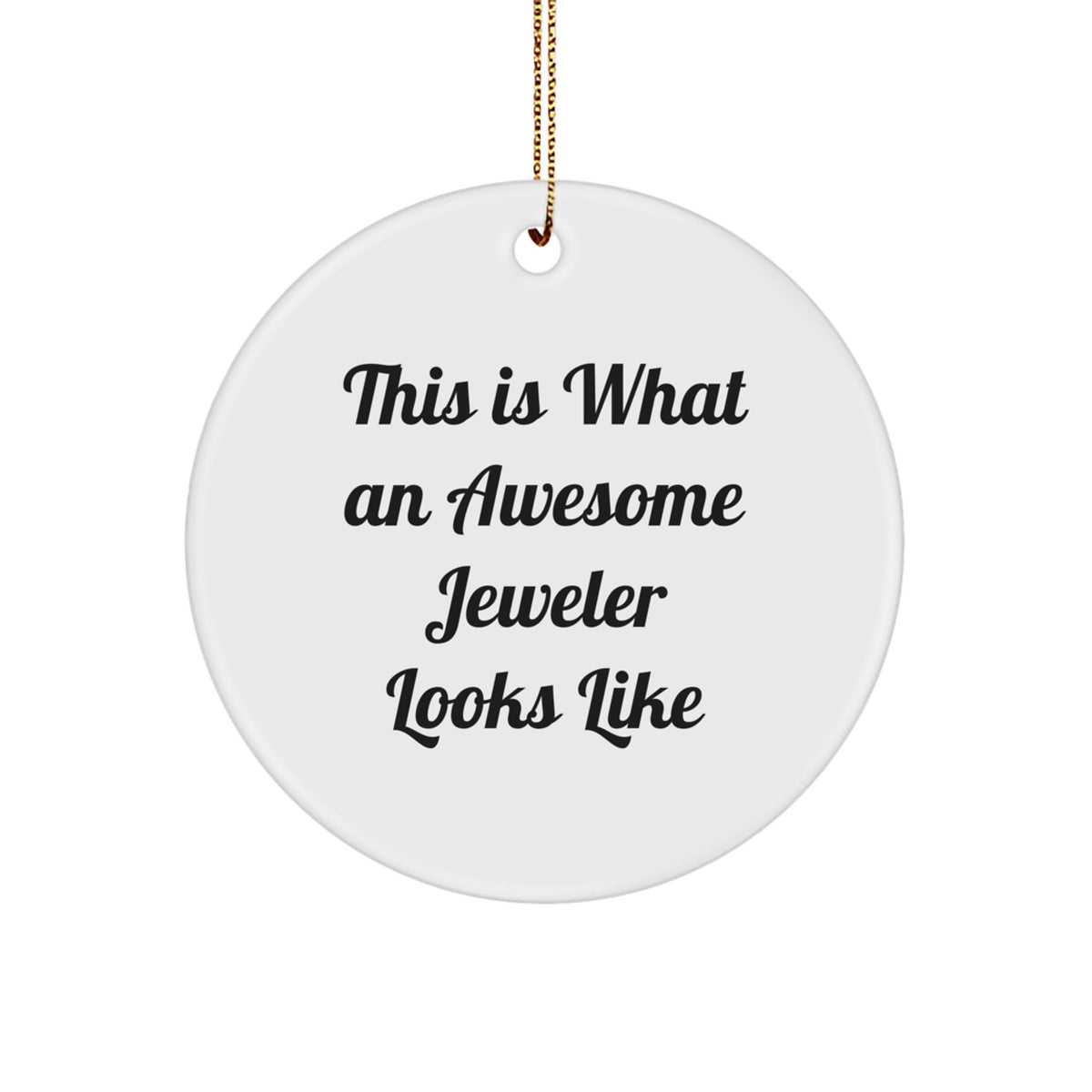 Jeweler Christmas Ornament Gift for Family - Awesome Jeweler Treasure - Image 1