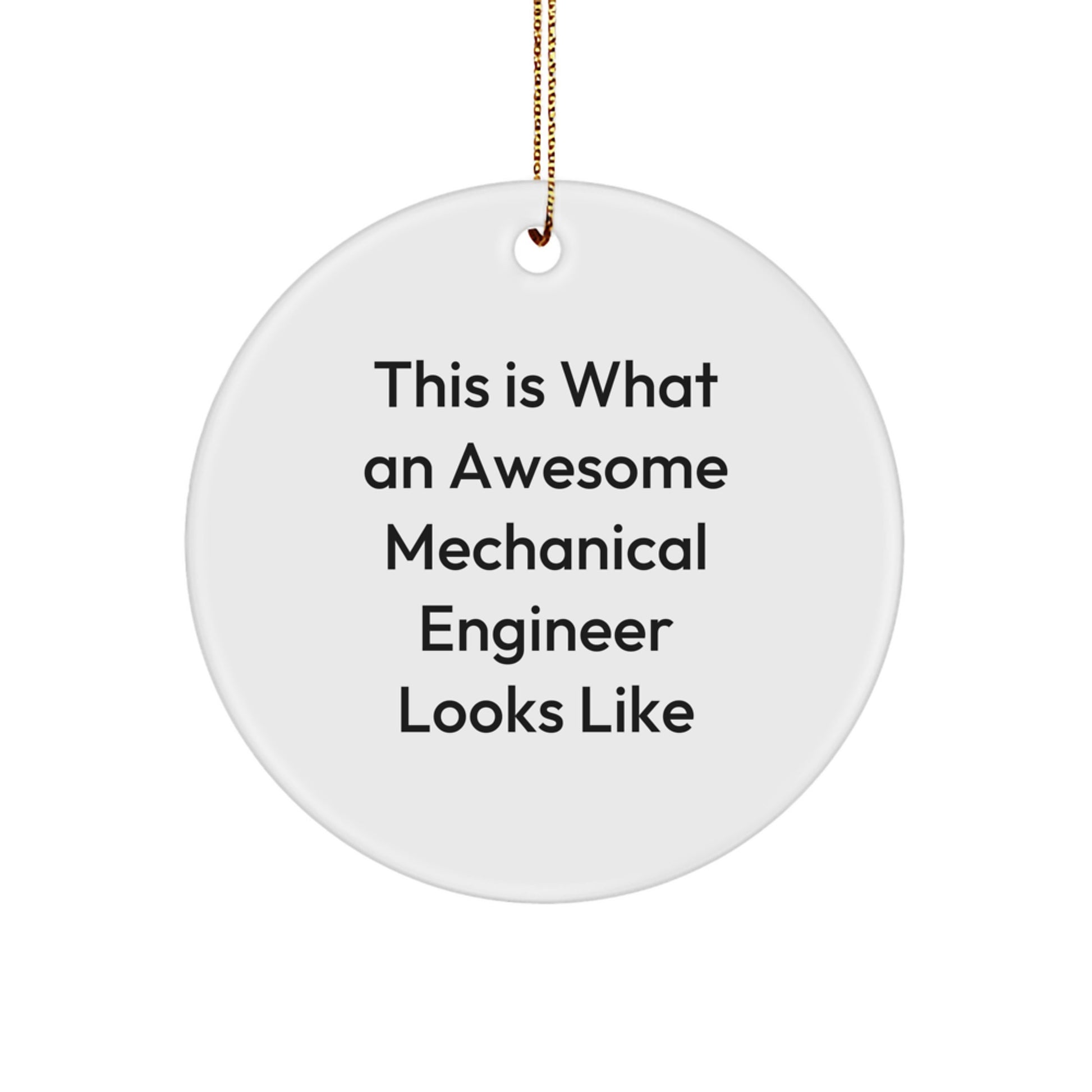 Mechanical Engineer Favorite Christmas Ornament for Happy Kids Gift - Image 1