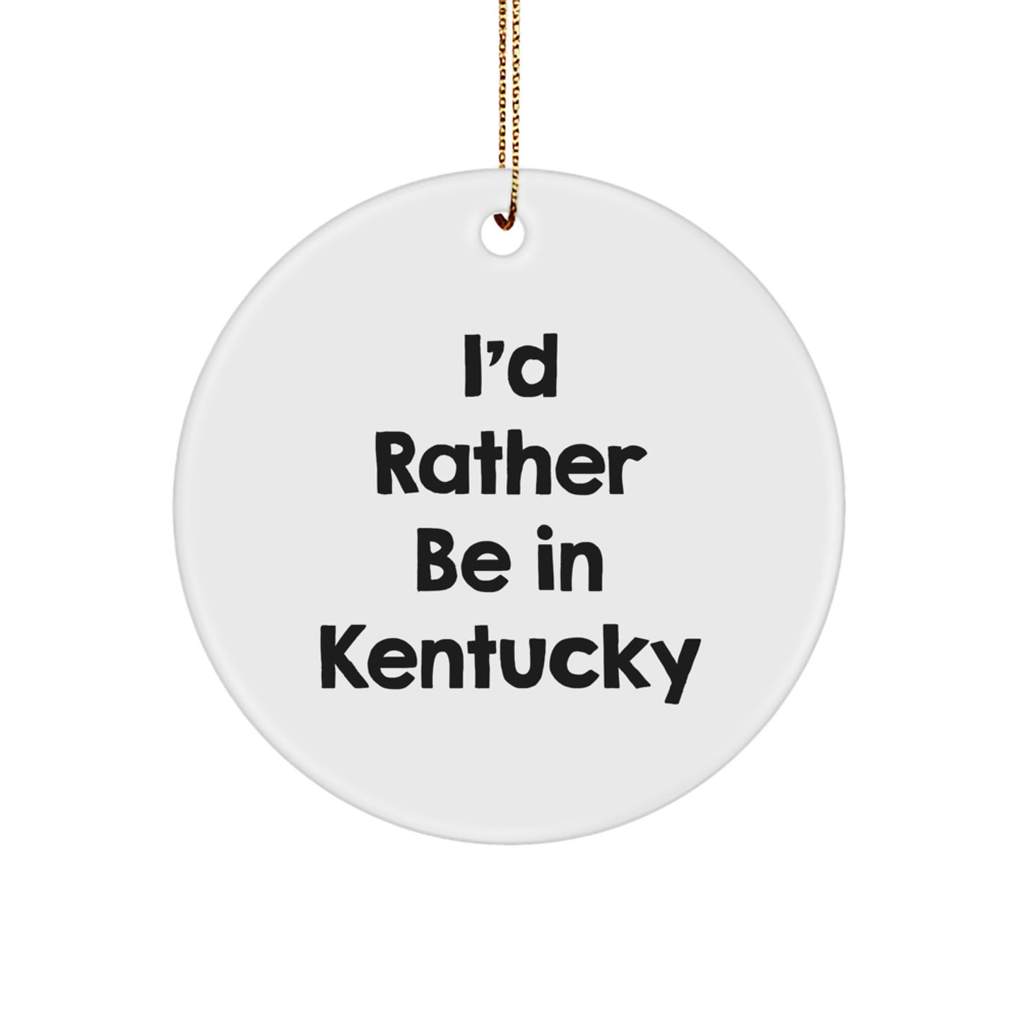 Christmas Ornament for Her Gift – Kentucky Circle Keepsake – Present - Image 1