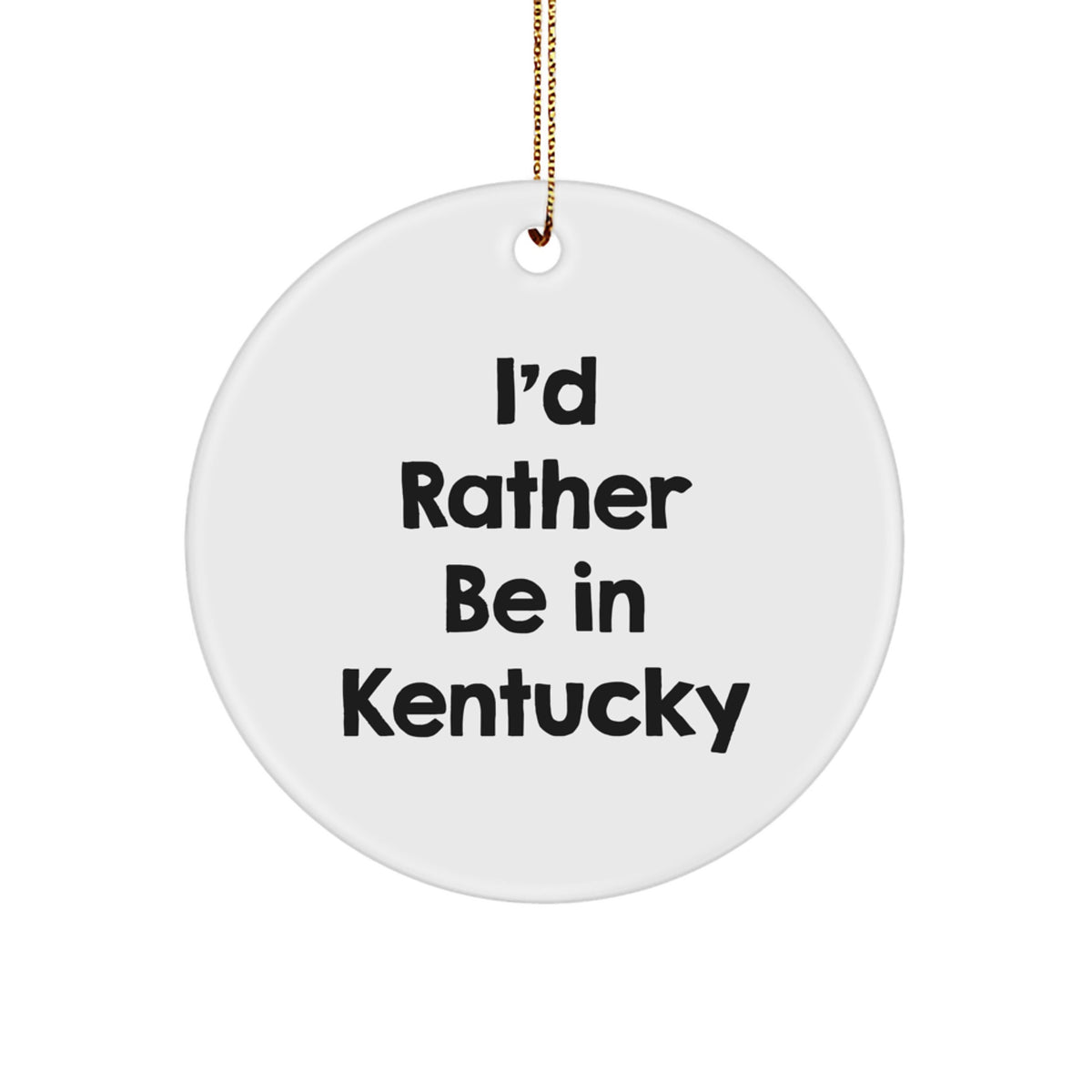 Christmas Ornament for Her Gift – Kentucky Circle Keepsake – Present - Image 1
