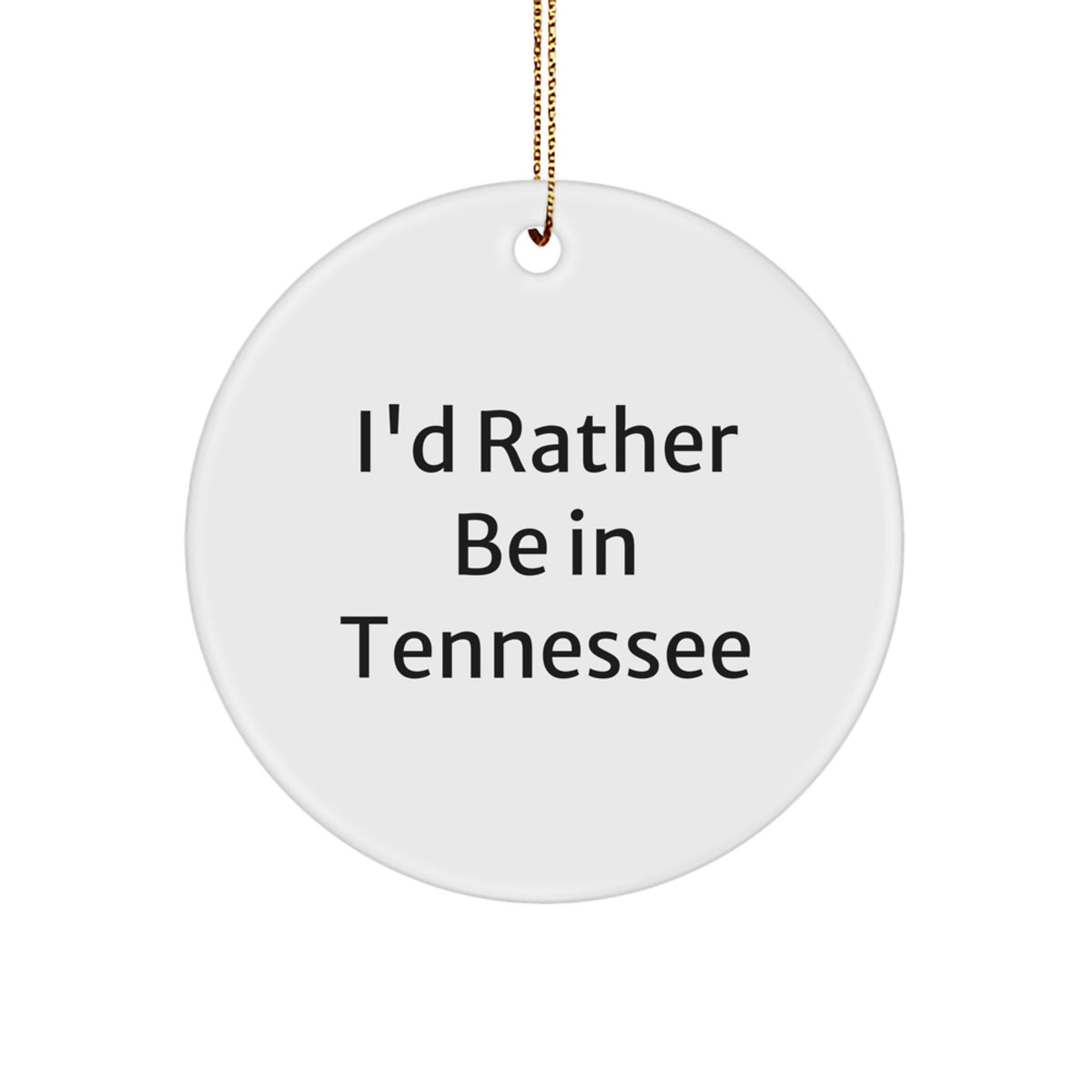 Tennessee Keepsake Christmas Ornament for Him Gift - Surprise Tree - Image 1