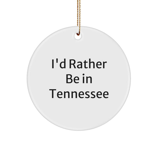 Tennessee Keepsake Christmas Ornament for Him Gift - Surprise Tree - Image 1