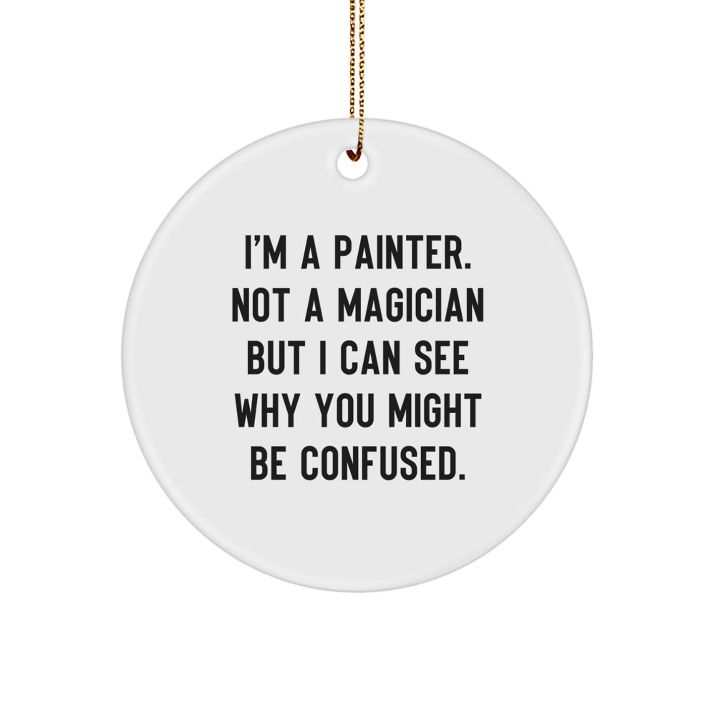 Christmas Gift for Her Painter Ornament Present - Image 1