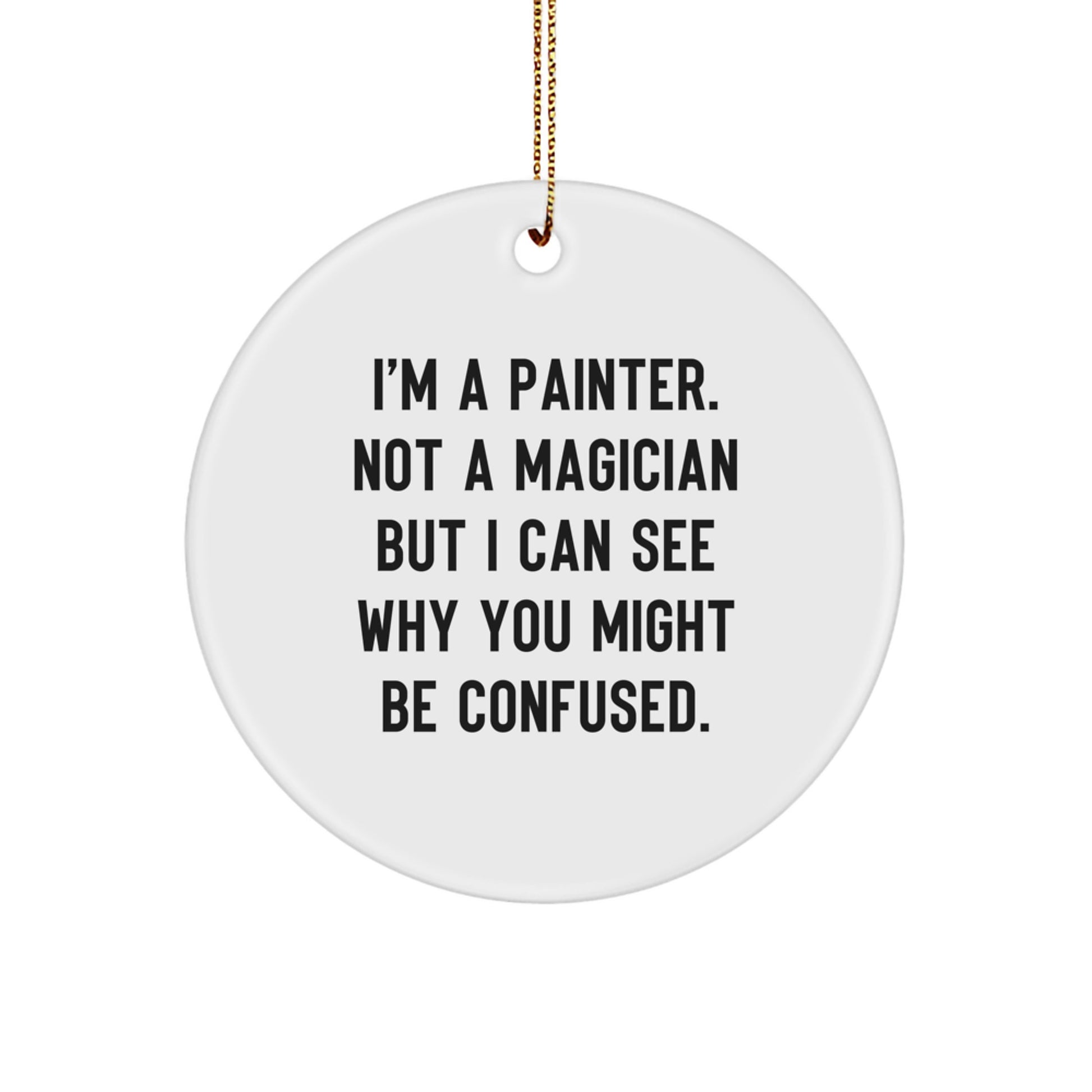 Christmas Gift for Her Painter Ornament Present - Image 1