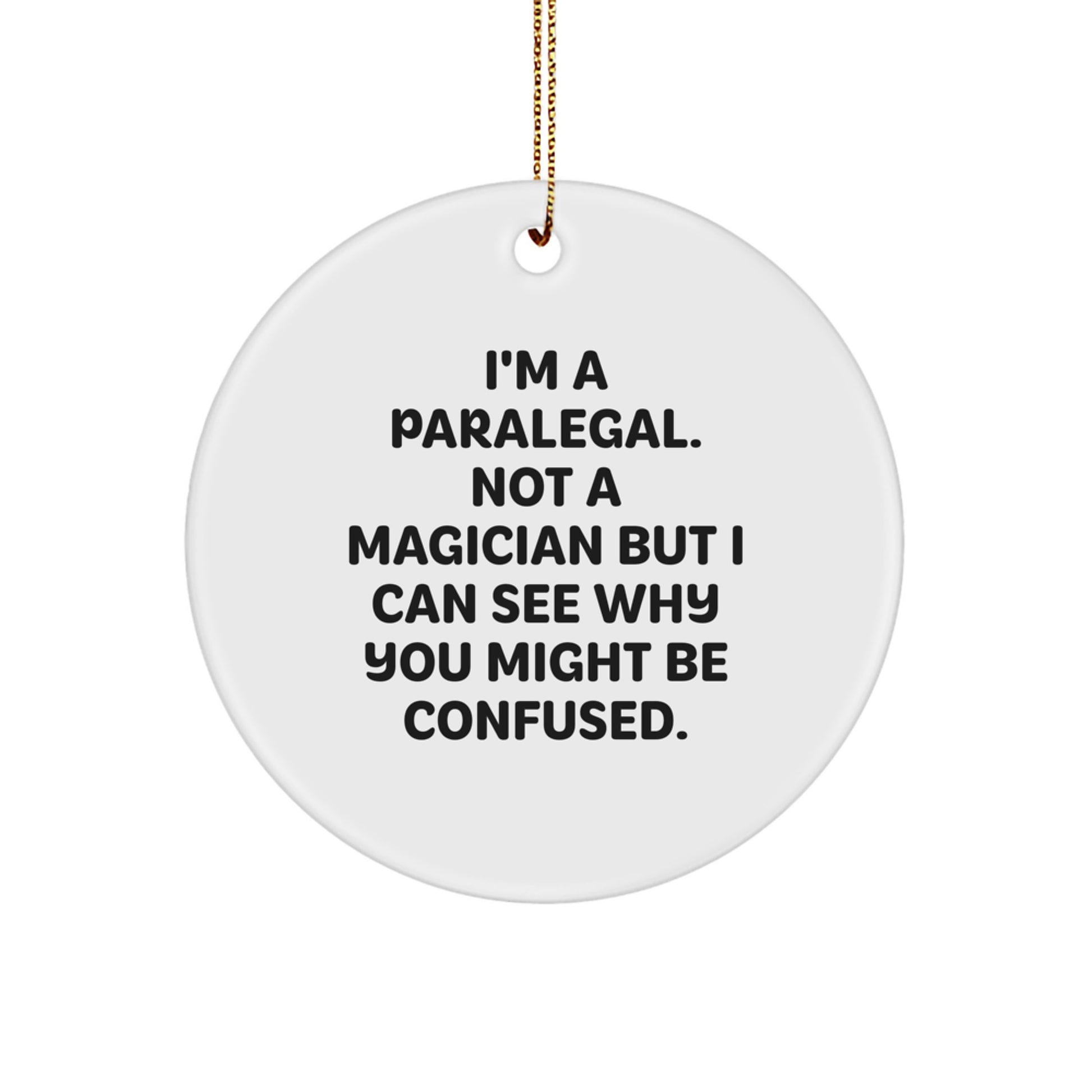 Funny Paralegal Gifts from Friends for Paralegal Men, Christmas Unique Gifts for Paralegal Women - Image 1