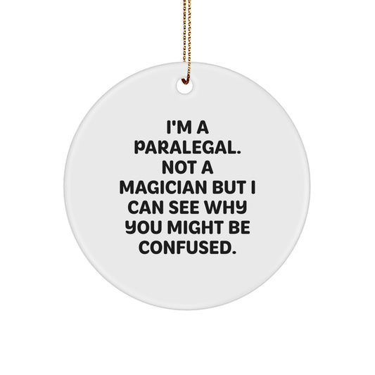 Funny Paralegal Gifts from Friends for Paralegal Men, Christmas Unique Gifts for Paralegal Women - Image 1