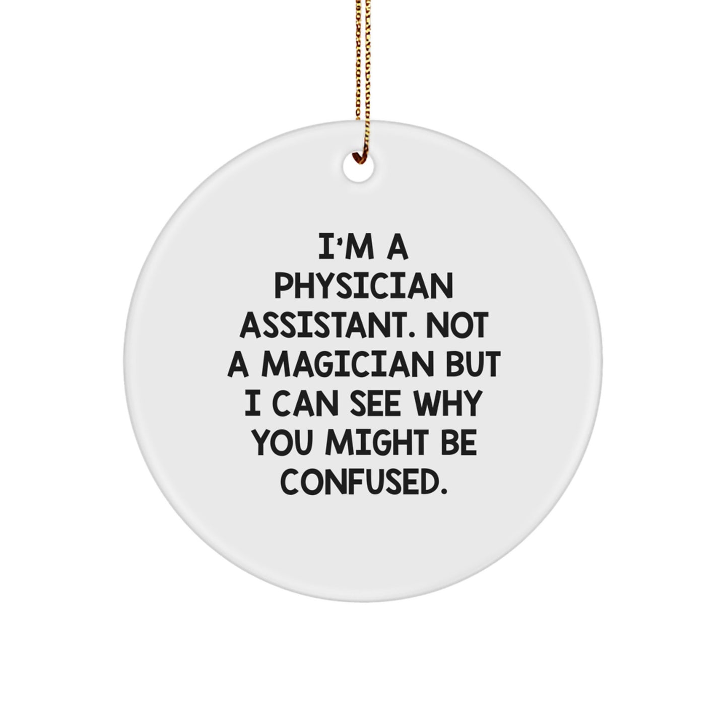 Christmas Gift for Her Physician Assistant Keepsake Ornament Present - Image 1